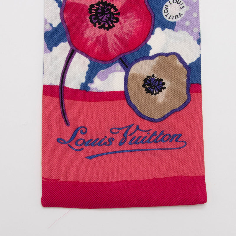 Louis Vuitton Silk Flower Bandeau Scarf (SHF-cqso9Z)