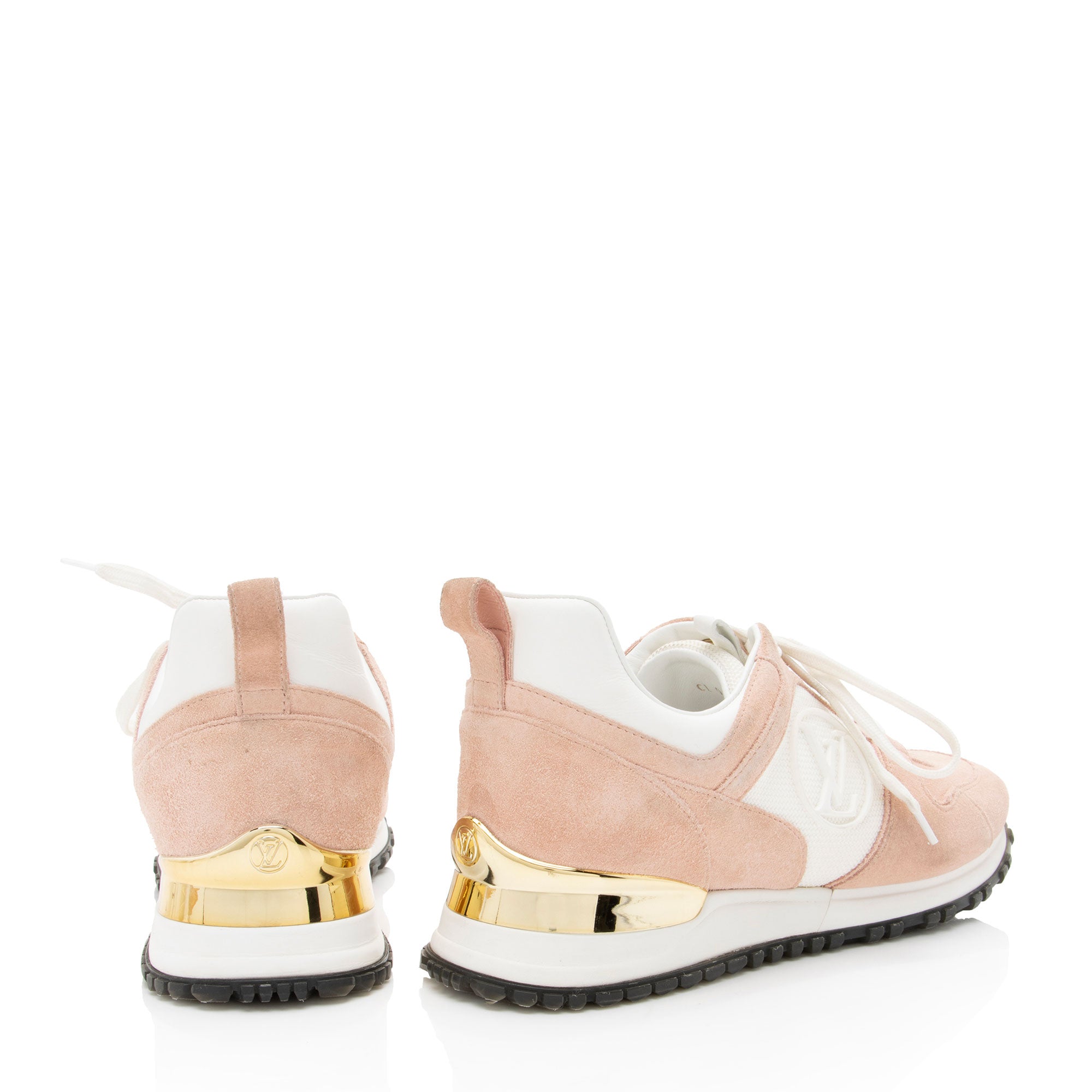 Louis Vuitton Suede Leather Run Away Sneakers - Size 8 / 38
