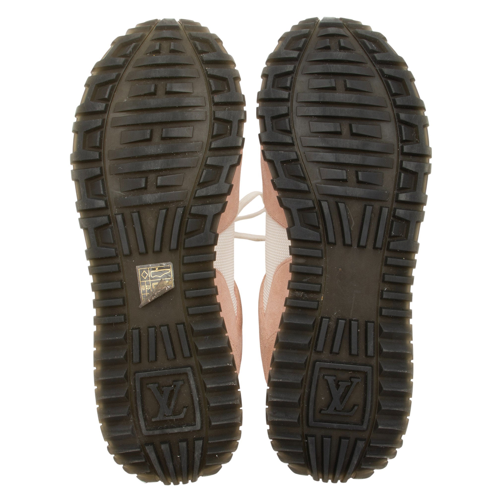 Louis Vuitton Suede Leather Run Away Sneakers - Size 8 / 38