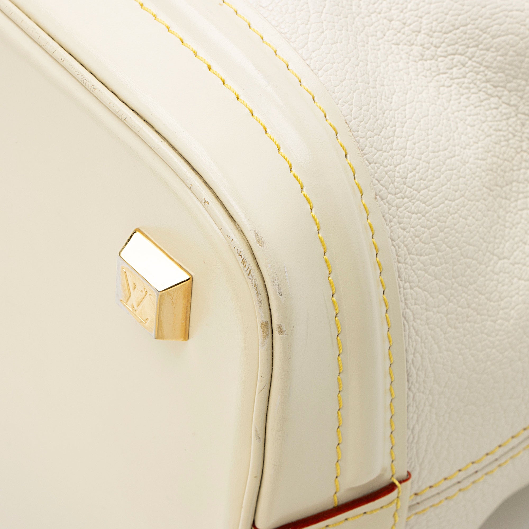 Louis Vuitton Suhali Leather Lockit MM Satchel