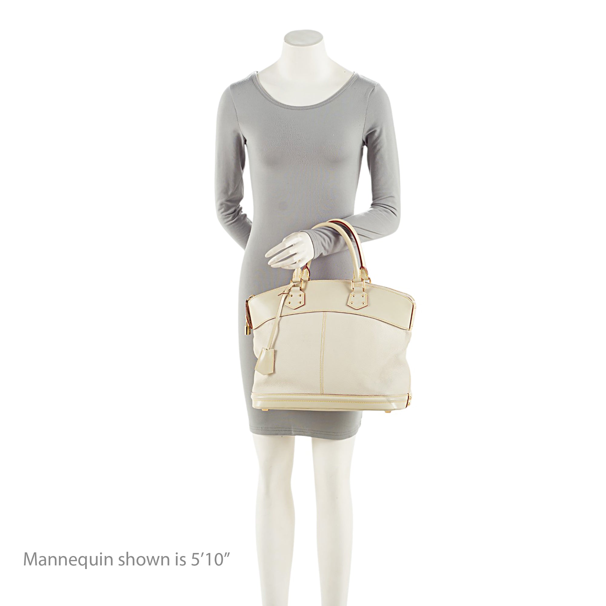 Louis Vuitton Suhali Leather Lockit MM Satchel