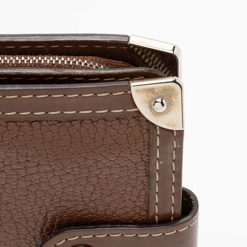 Louis Vuitton Suhali Leather Zipped Compact Wallet (SHF-sfSeMV)