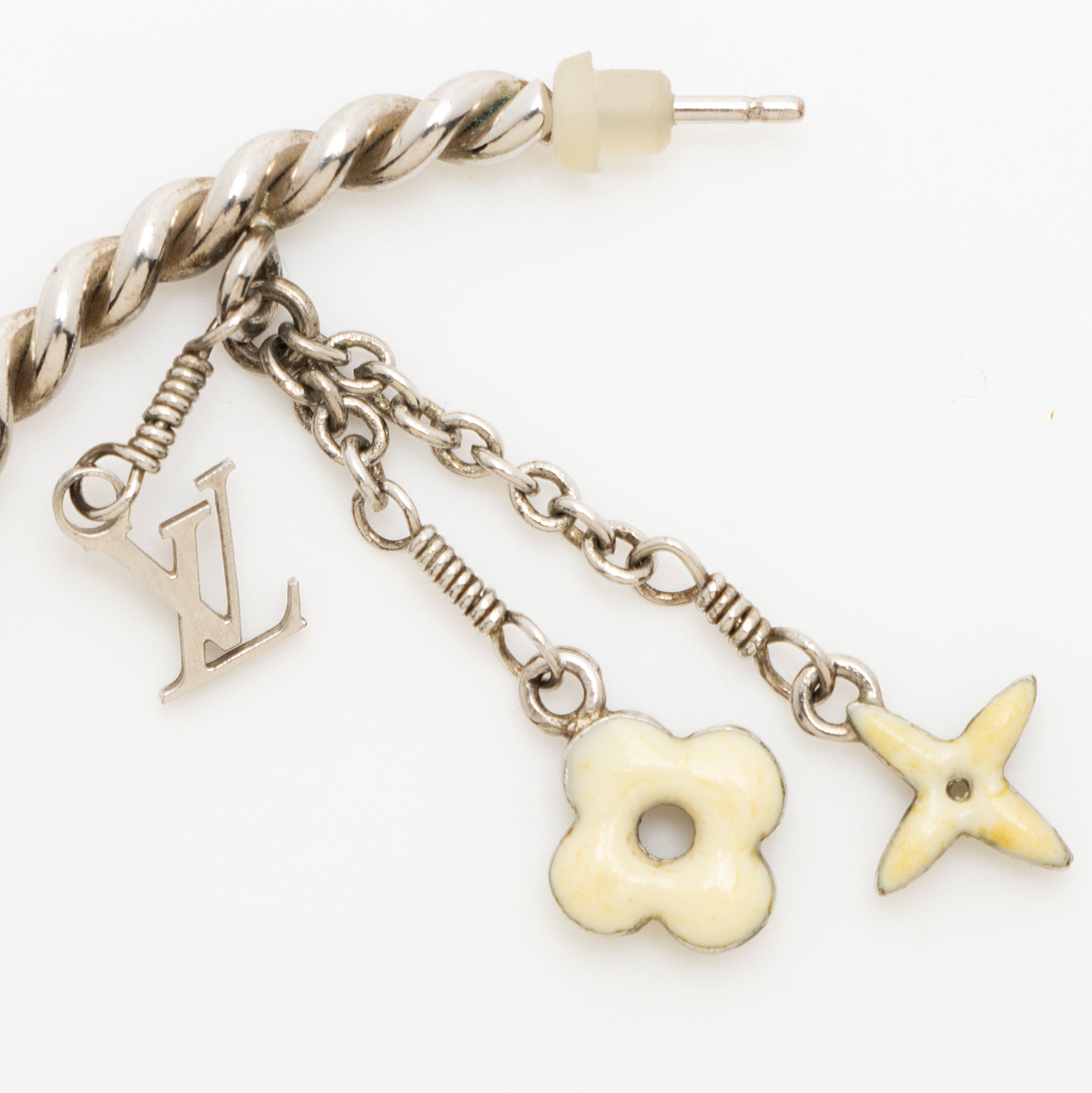 Louis Vuitton Sweet Monogram Hoop Earrings