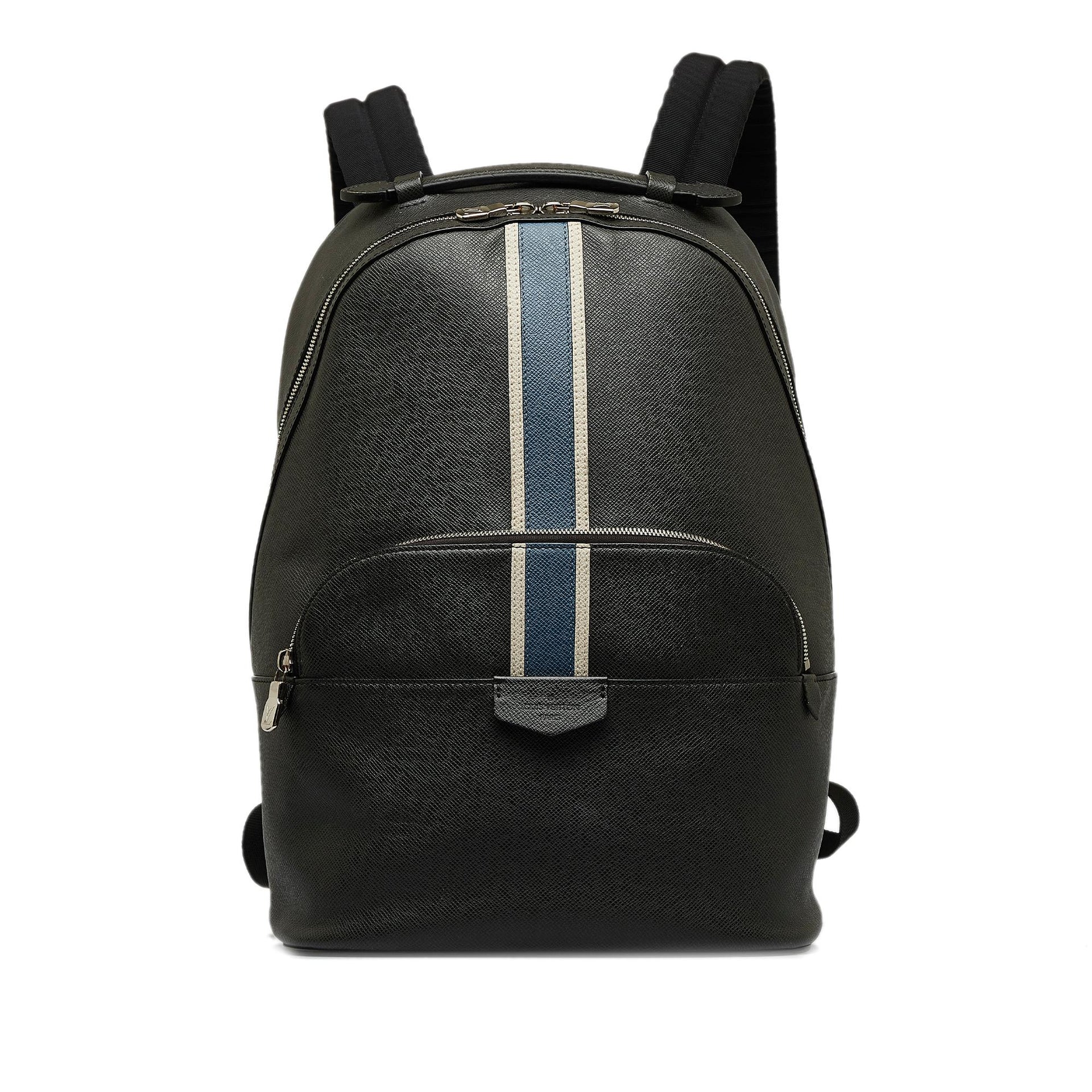 anton backpack louis vuitton Taiga Black 1805378 FASHIONPHILE Louis Vuitton Anton Black Leather