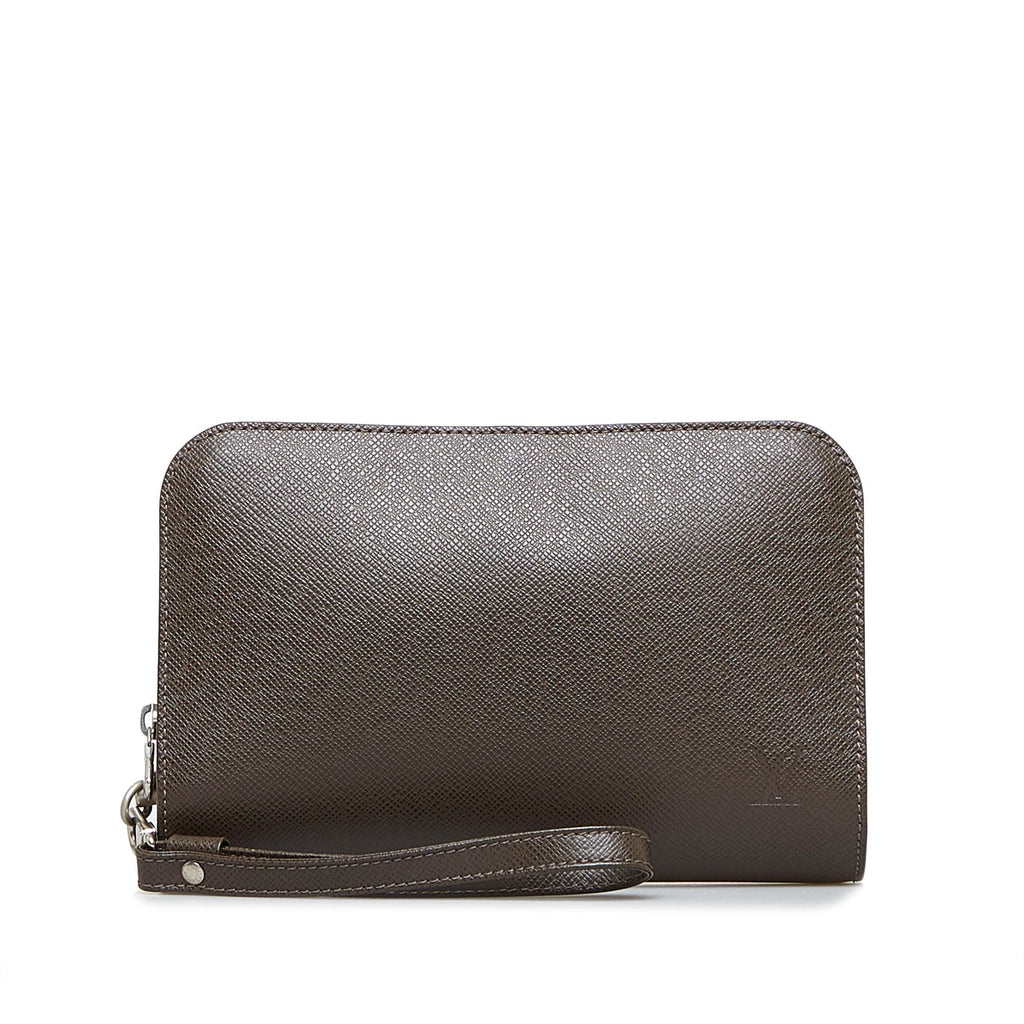 Louis Vuitton Ardoise Taiga Leather Anton Briefcase