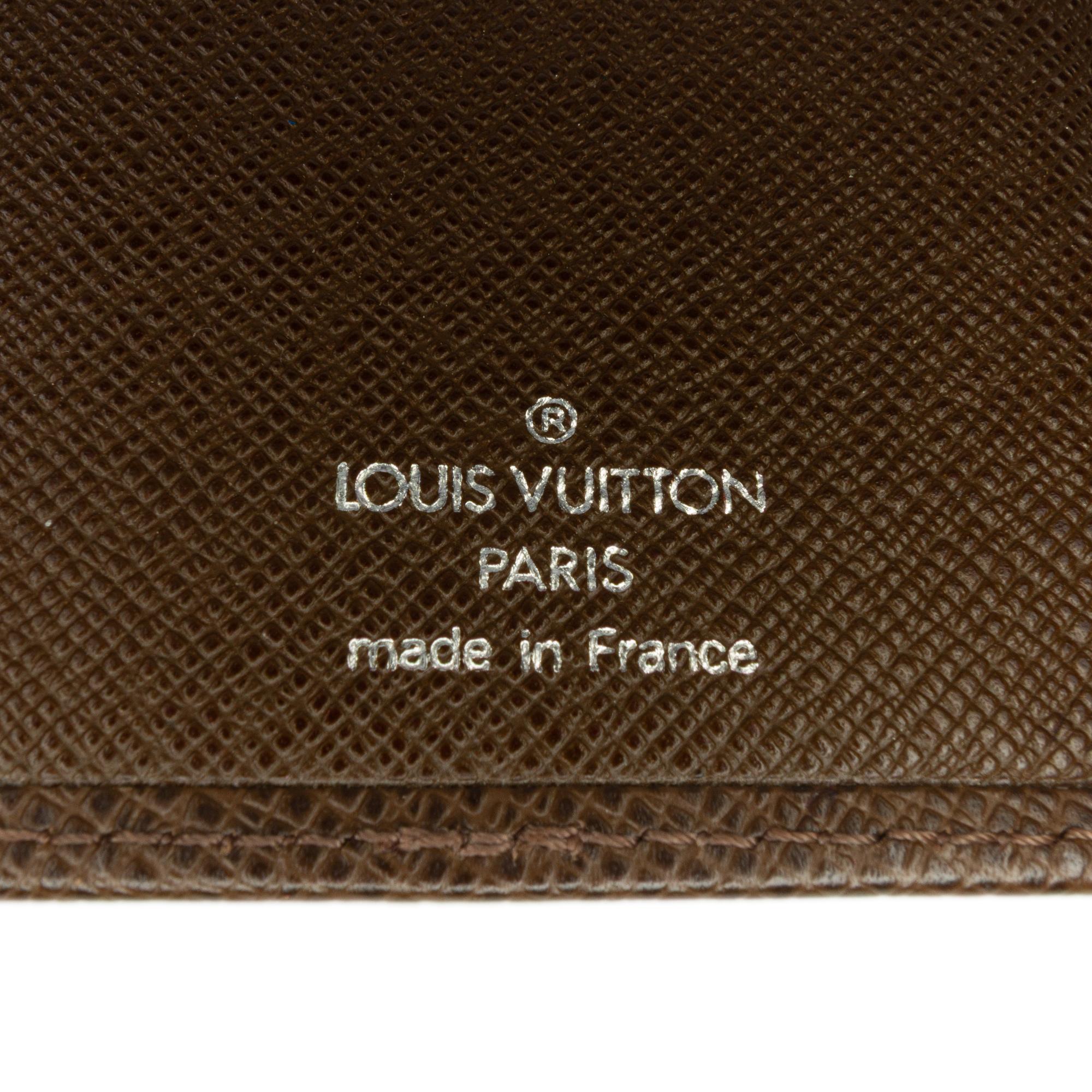 Louis Vuitton Taiga Checkbook Wallet