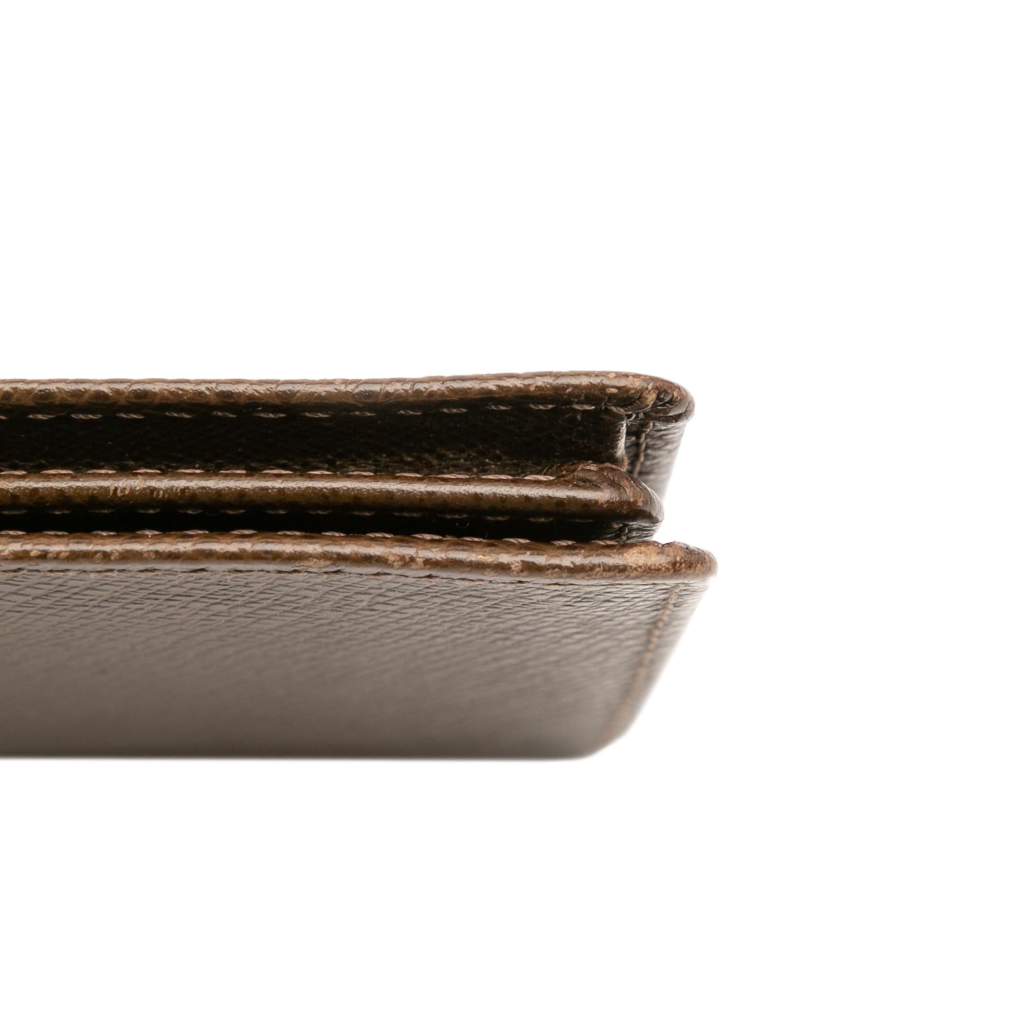 Louis Vuitton Taiga Checkbook Wallet