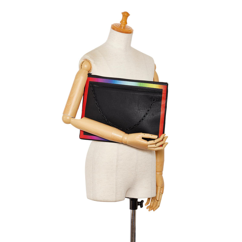 Louis Vuitton Taiga Rainbow Pochette A4 (SHG-StdqCP)