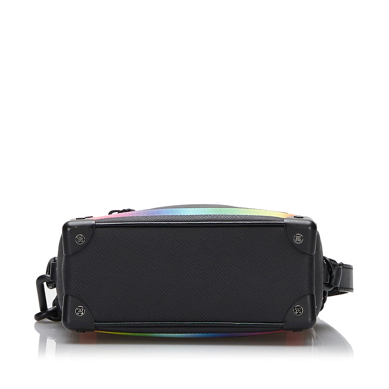 Louis Vuitton Soft Trunk Backpack Taiga PM Black/Rainbow
