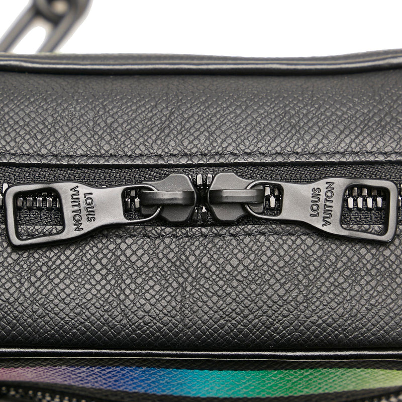 Louis Vuitton Soft Trunk Rainbow Printed Taïga Leather in 2023
