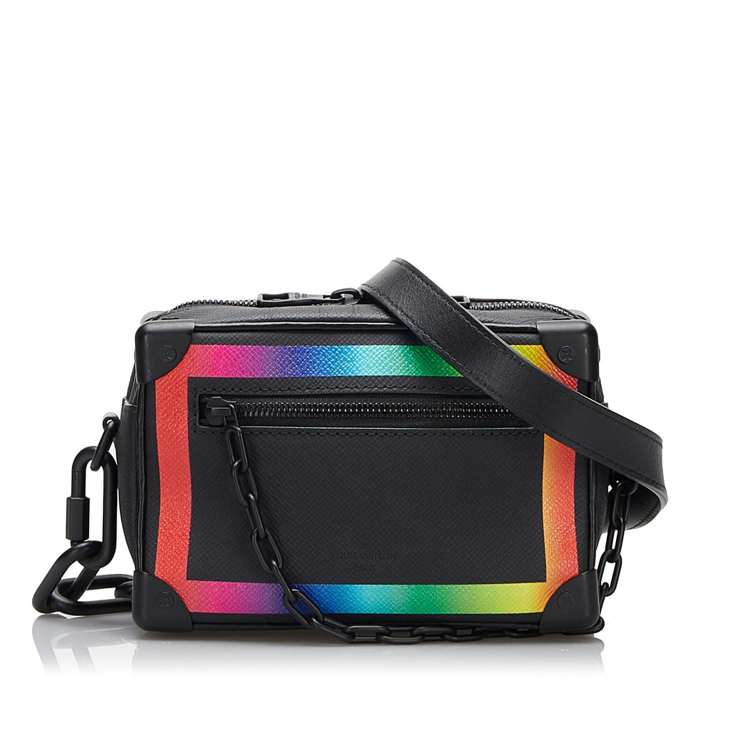 Louis Vuitton Taiga Rainbow Mini Soft Trunk Bag