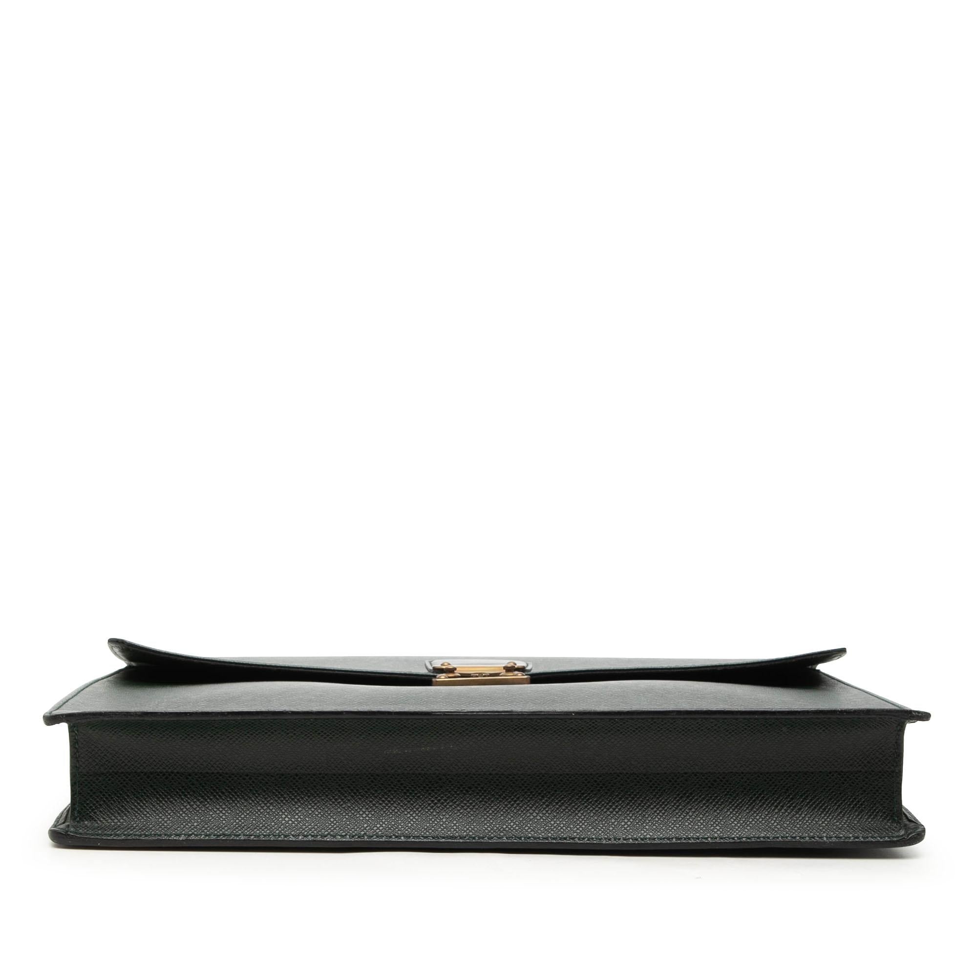 Louis Vuitton Taiga Serviette Kourad Briefcase