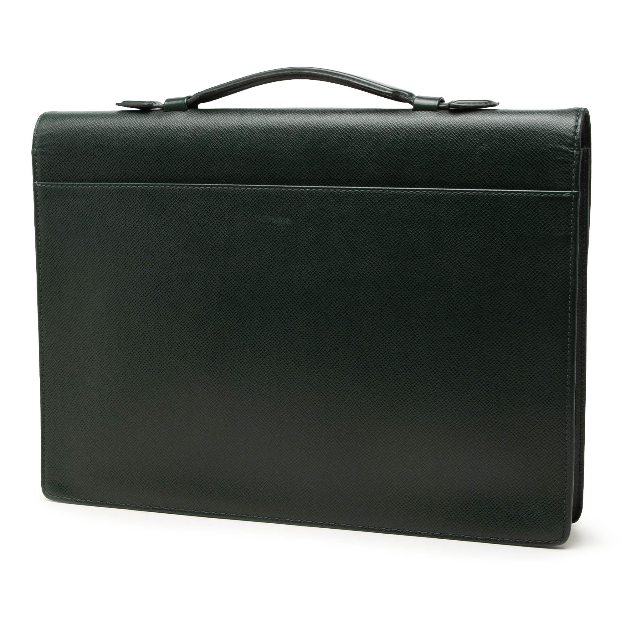 Louis Vuitton Taiga Serviette Kourad Briefcase