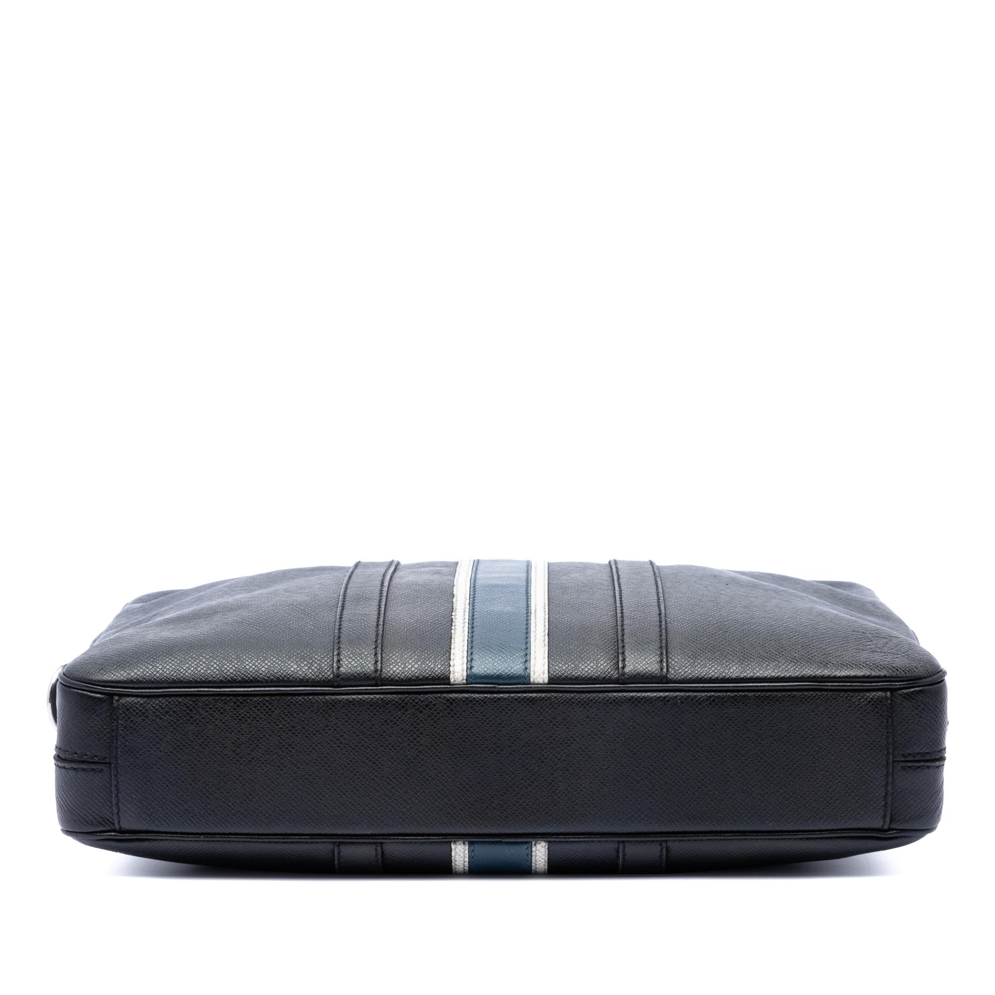 Louis Vuitton Taiga Striped Porte Documents Voyage PM