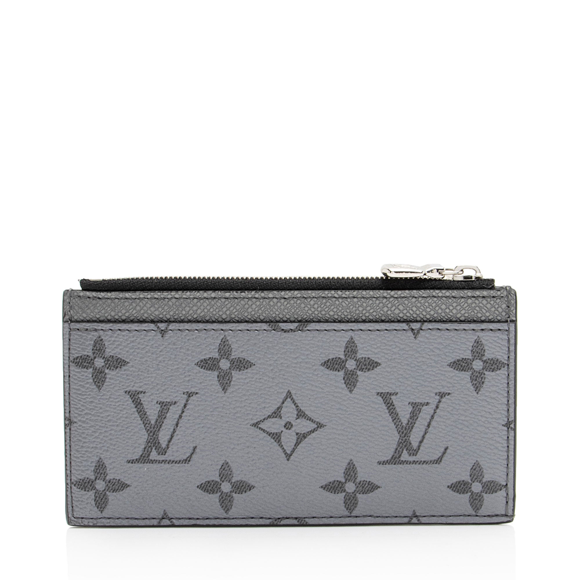 Louis Vuitton Taigarama Leather Coin Card Holder (SHF-5rQaXj)