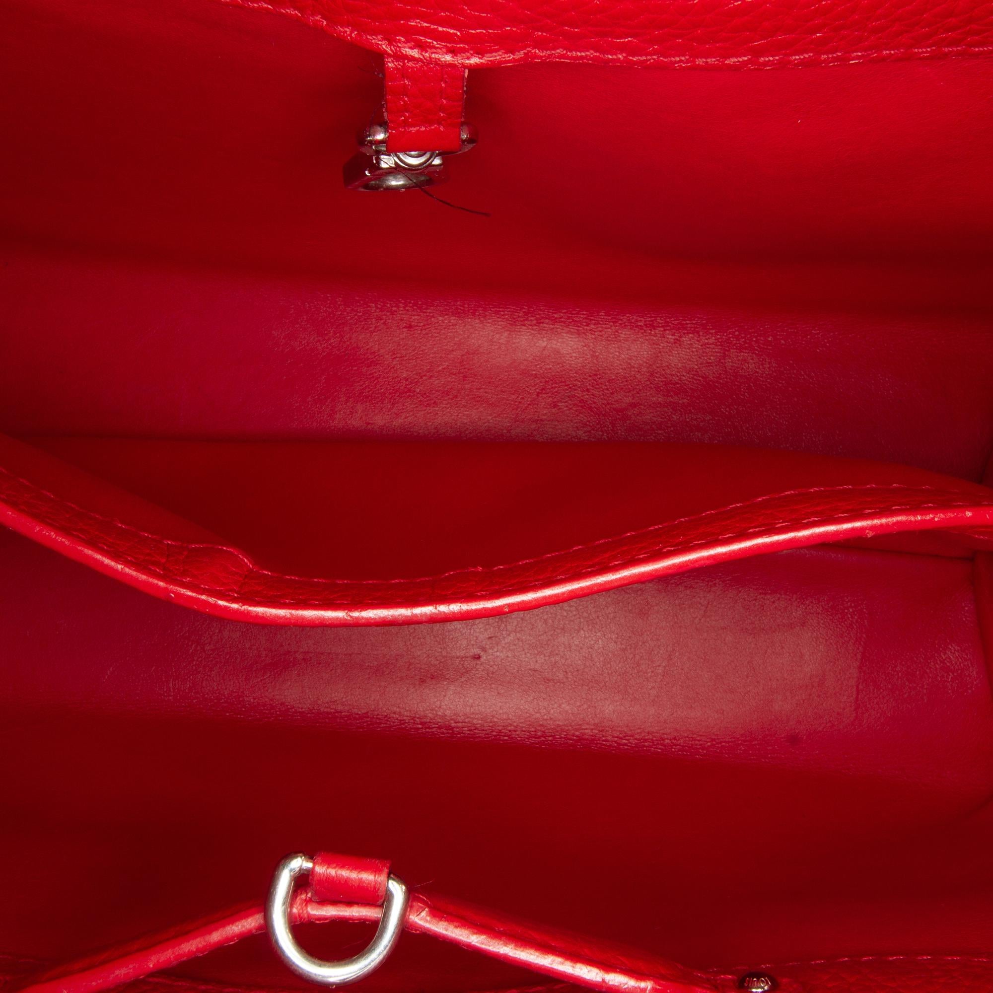 Louis Vuitton Taurillon Capucines BB (SHG-zxh2jD)