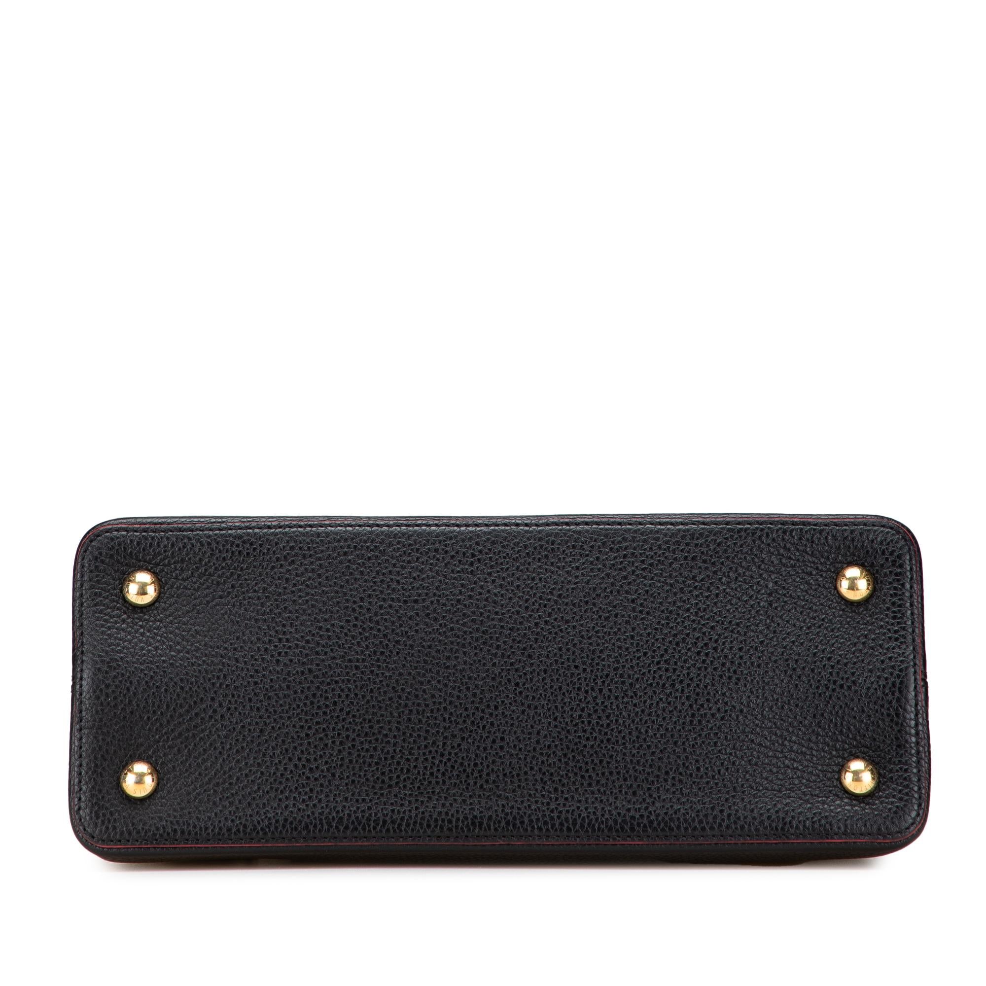 Louis Vuitton Taurillon Capucines MM