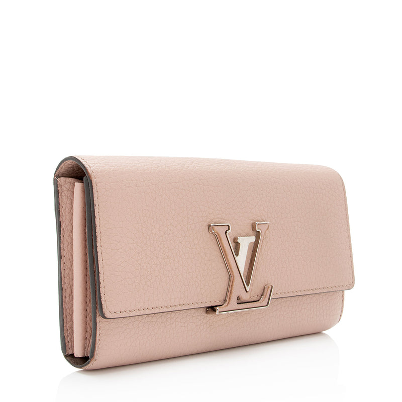 Louis Vuitton Taurillon Capucines Wallet (SHF-95ENrq)