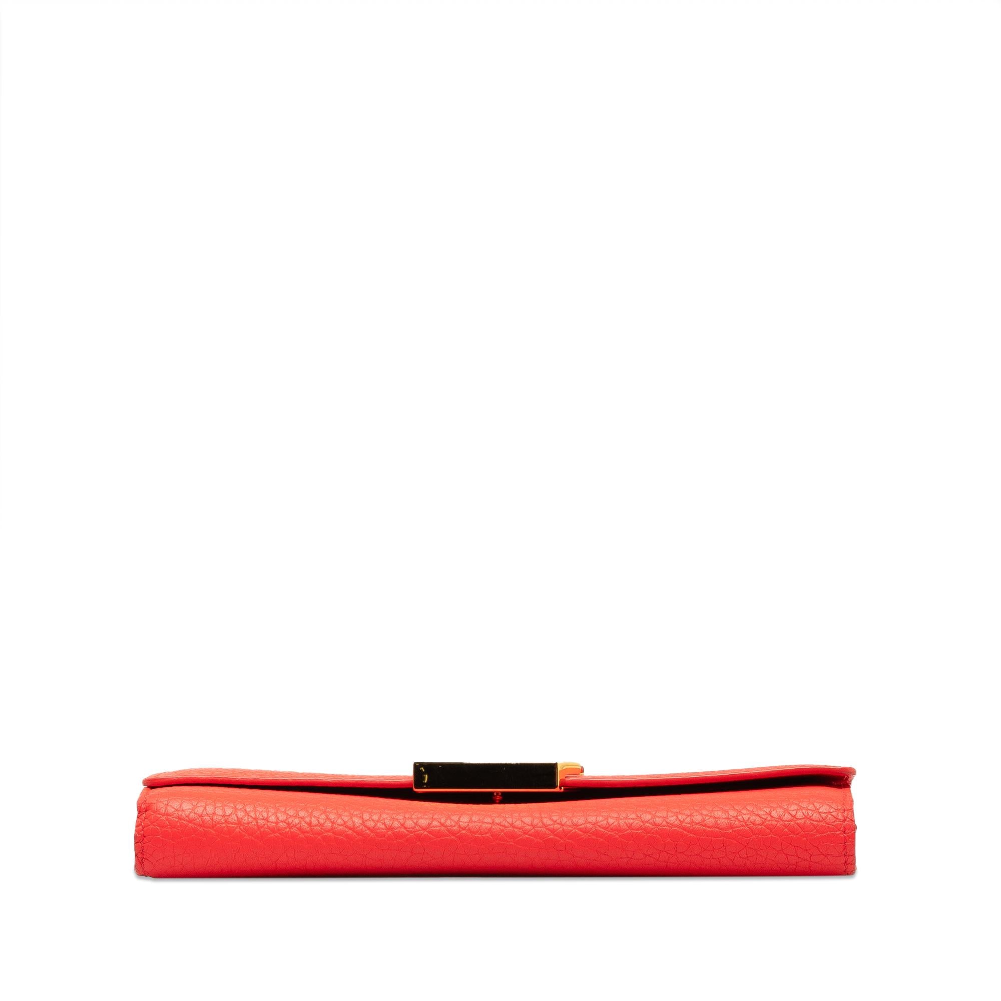 Louis Vuitton Taurillon Capucines Wallet (SHG-yin9o0)