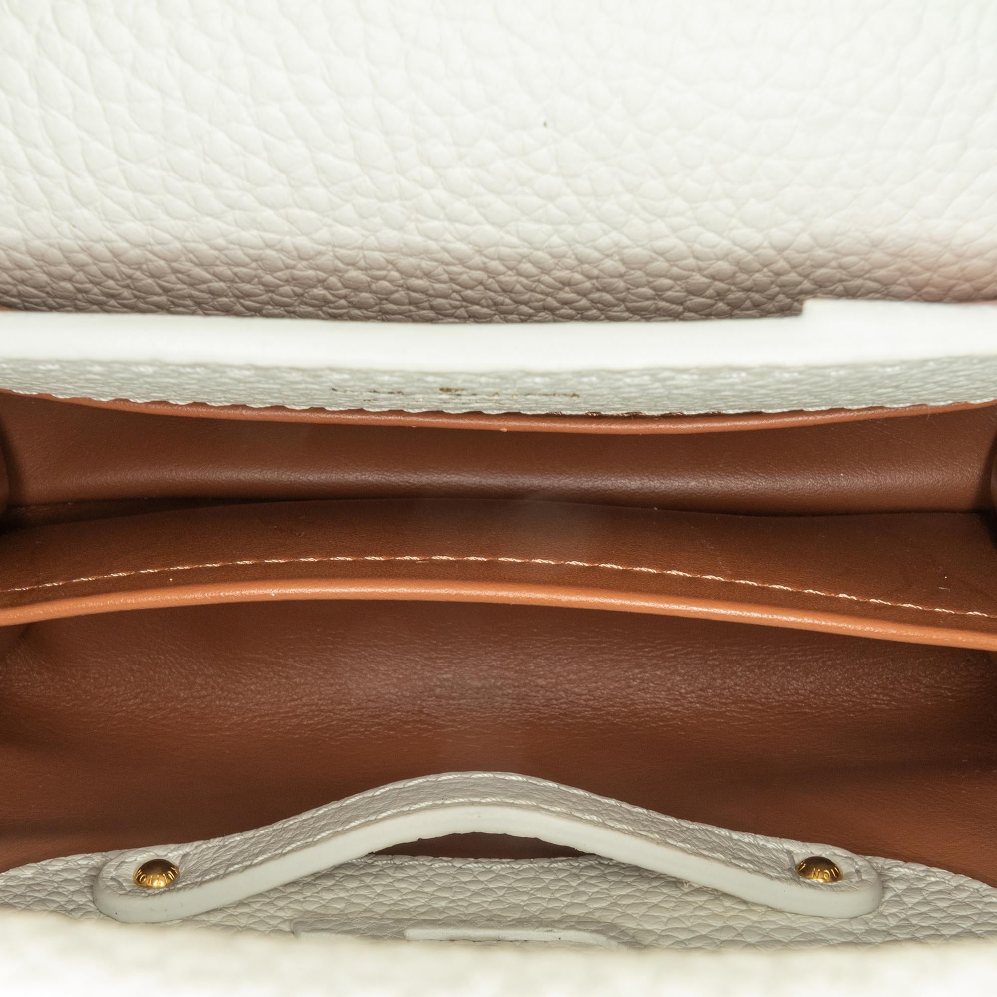 Louis Vuitton Taurillon Gelato Mini Capucines (SHG-Jbd4xN)