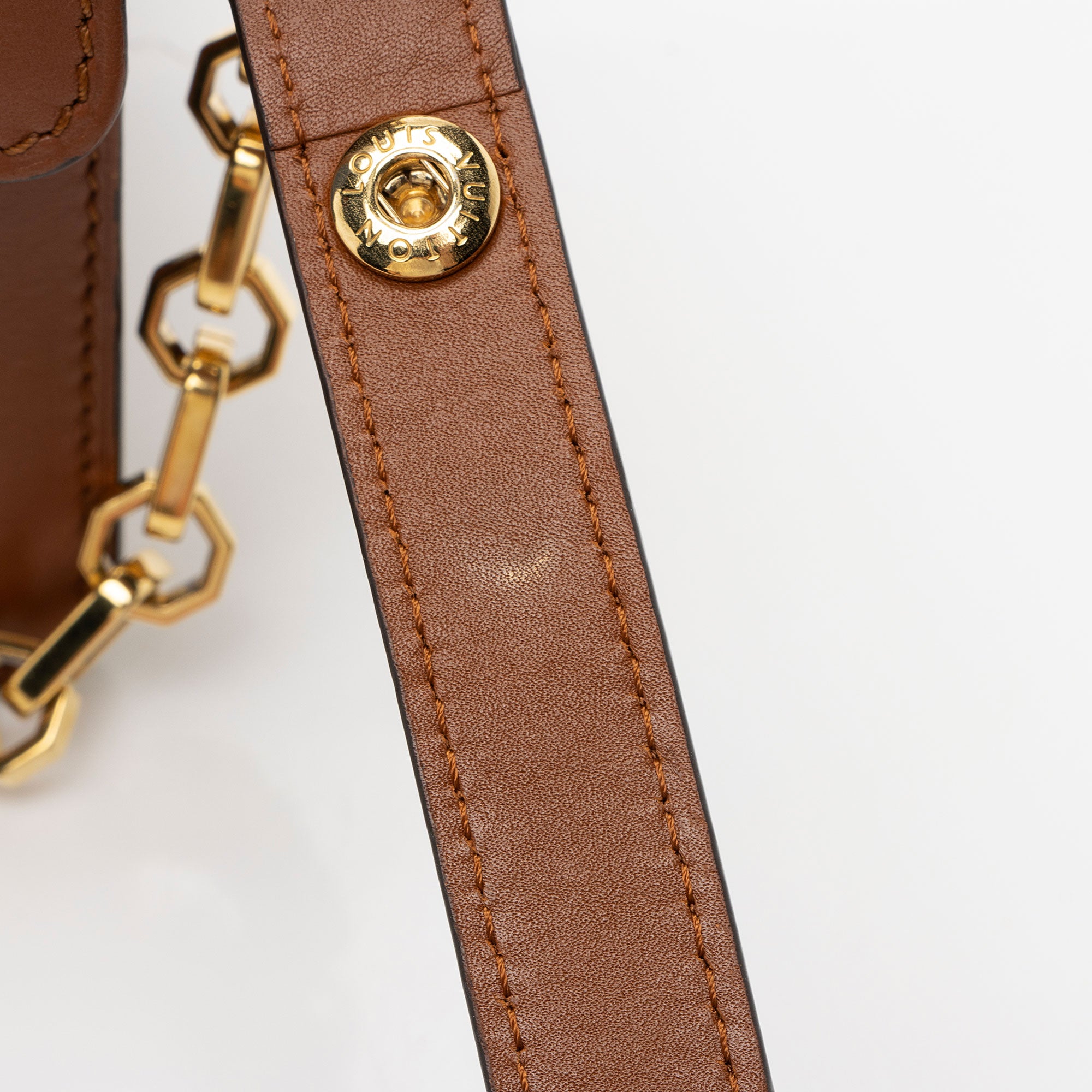Louis Vuitton Taurillon Leather Dauphine MM Shoulder Bag