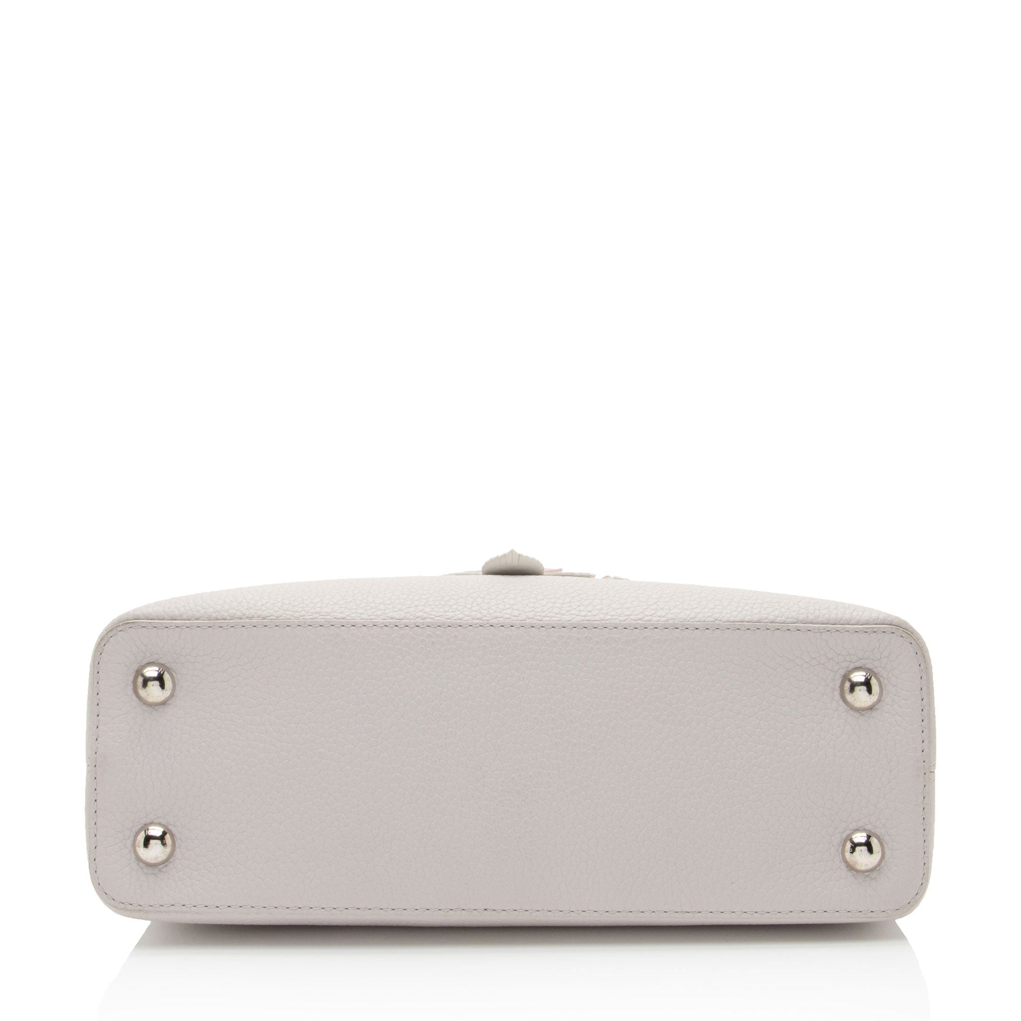 Louis Vuitton Taurillon Mechanical Flowers Capucines PM Bag