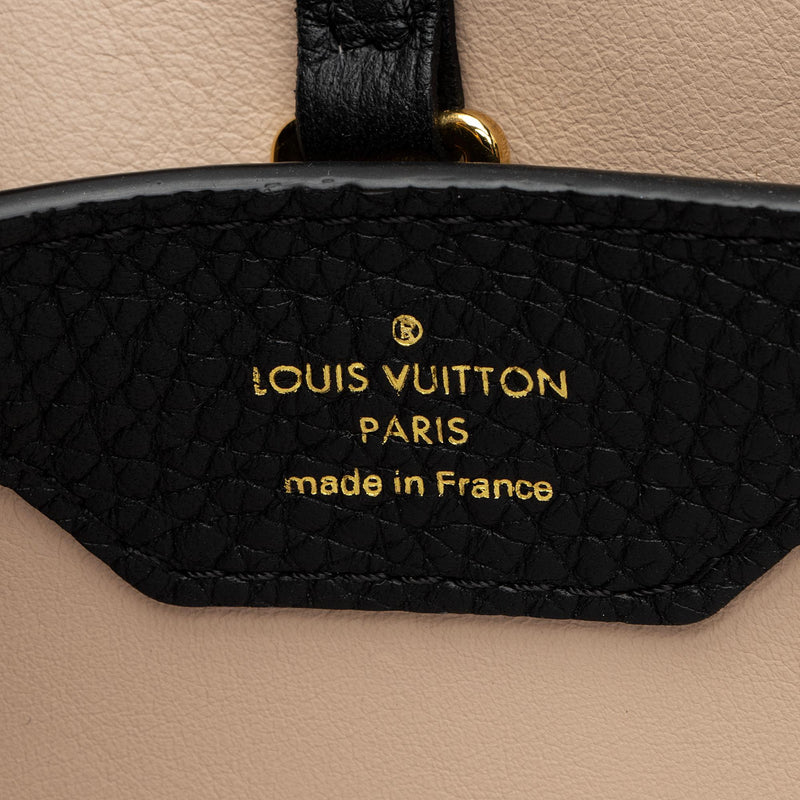 Louis Vuitton Taurillon Leather Sweet Brogues Capucines PM Bag (SHF-muGn5Y)