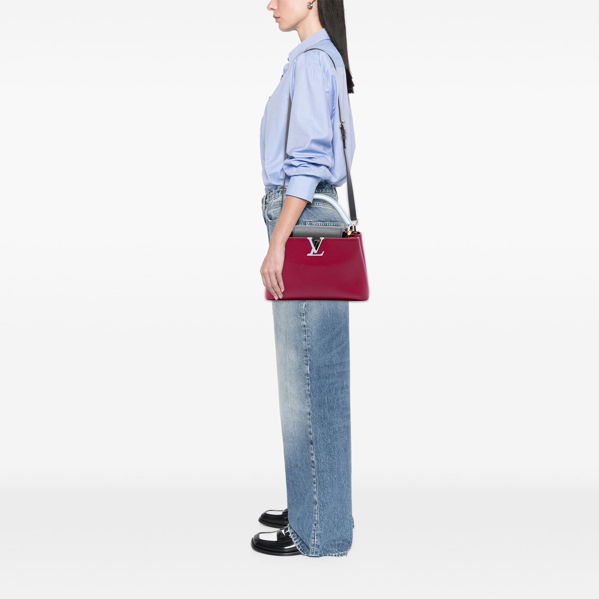 Louis Vuitton Tricolor Taurillon Capucines PM