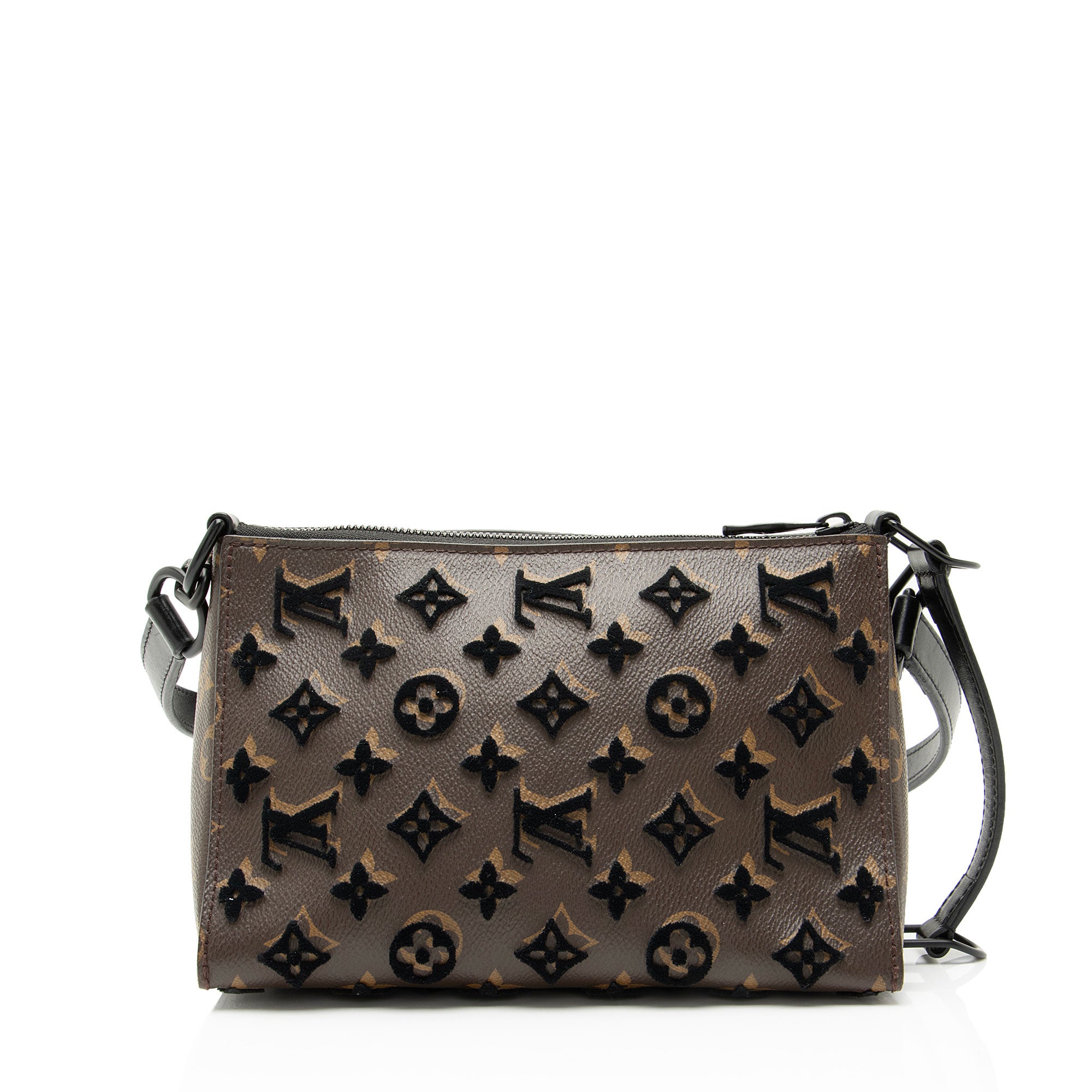 Louis Vuitton Tuffetage Monogram Canvas Triangle Messenger