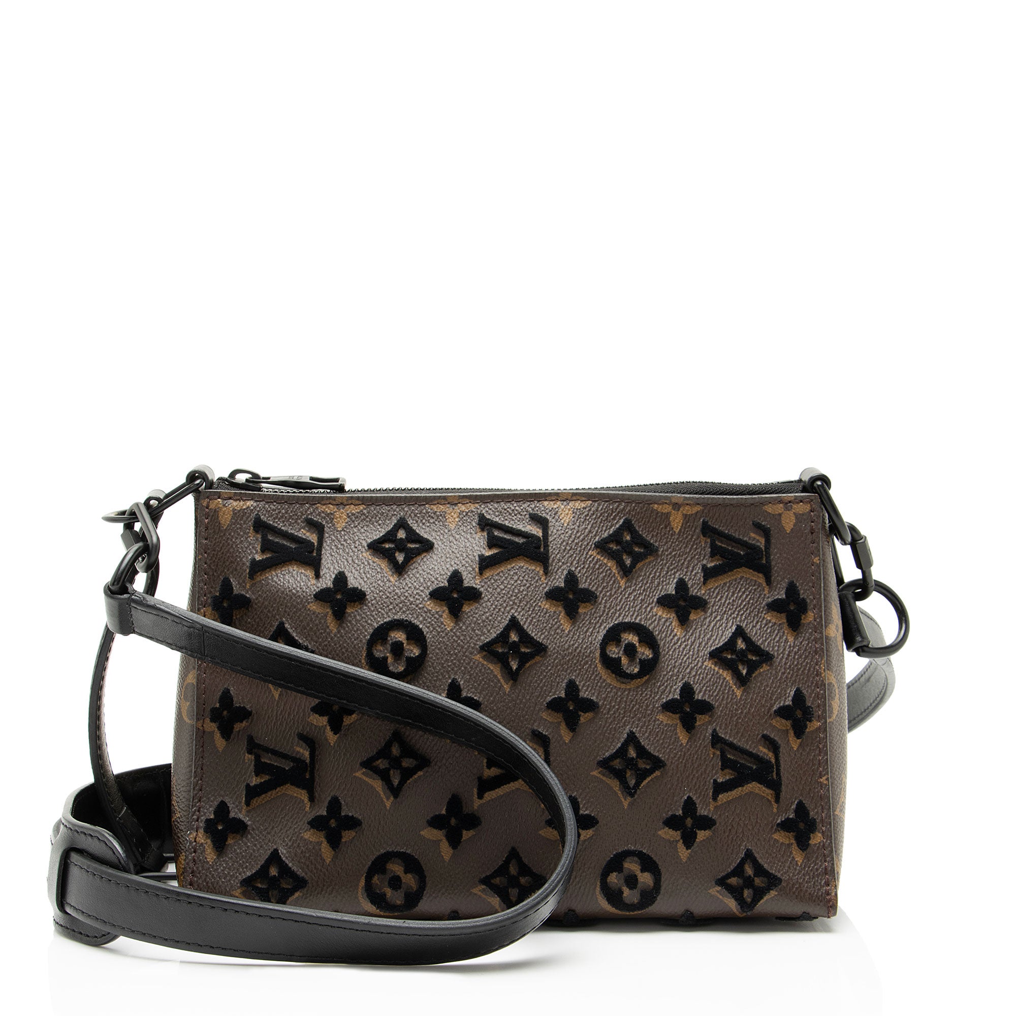 Louis Vuitton Tuffetage Monogram Canvas Triangle Messenger