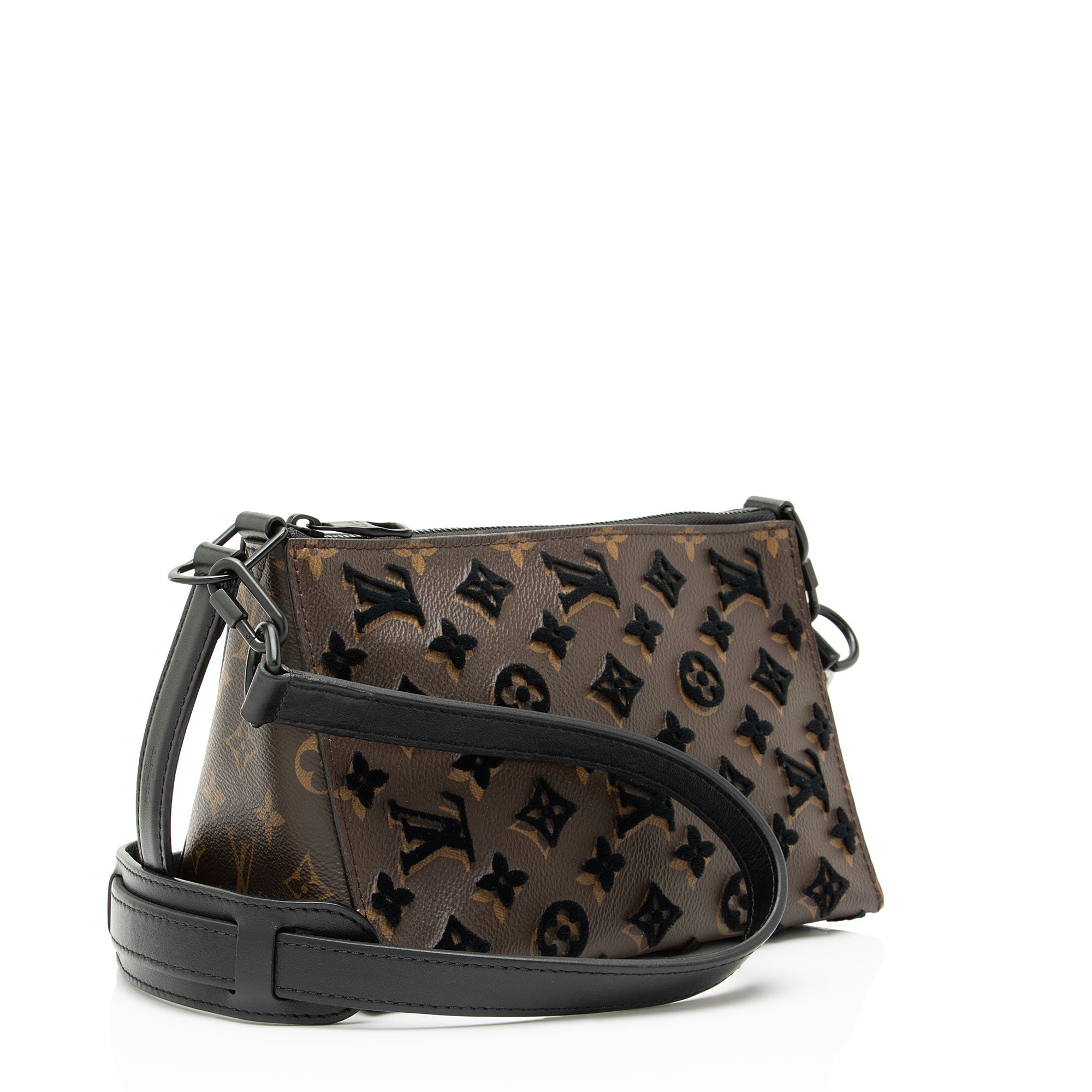 Louis Vuitton Tuffetage Monogram Canvas Triangle Messenger