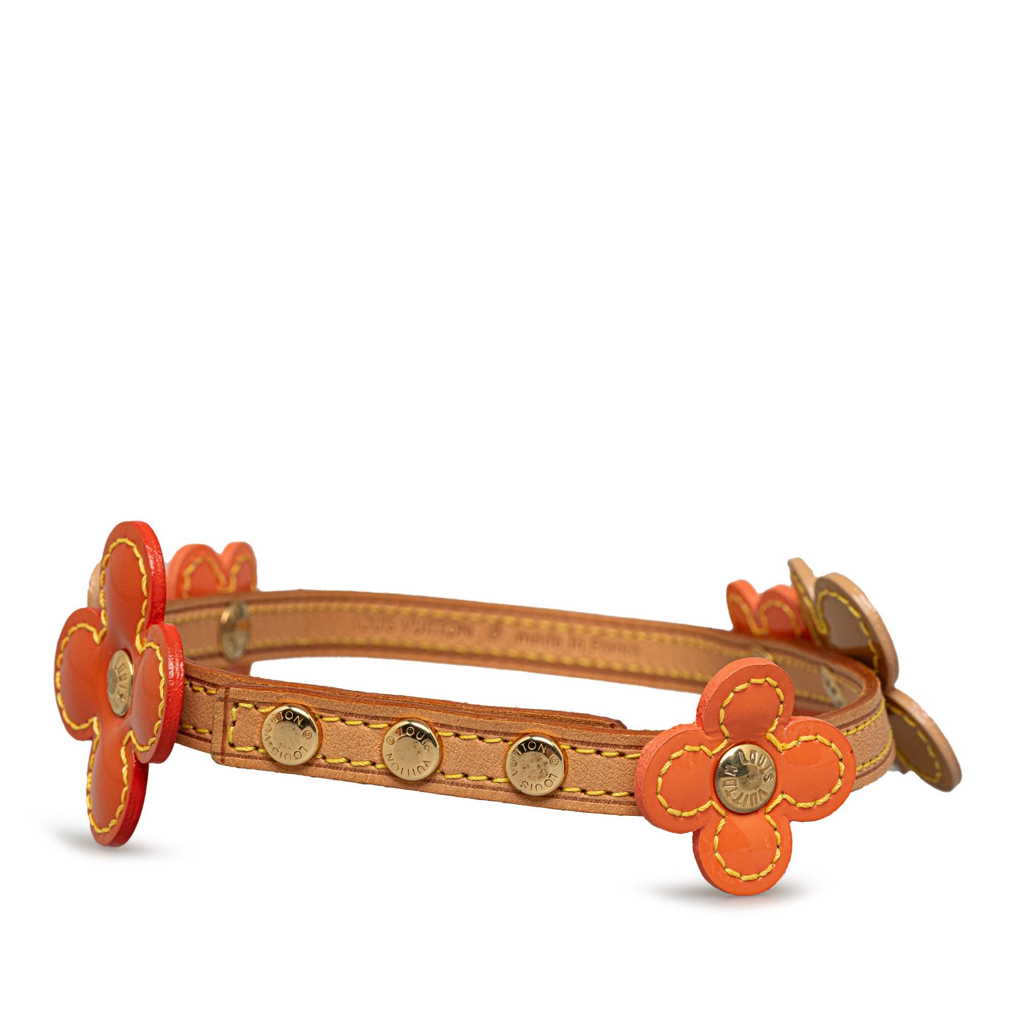 Louis Vuitton Vernis Fleurs Double Wrap Bracelet Choker (SHG-0nhMtR)