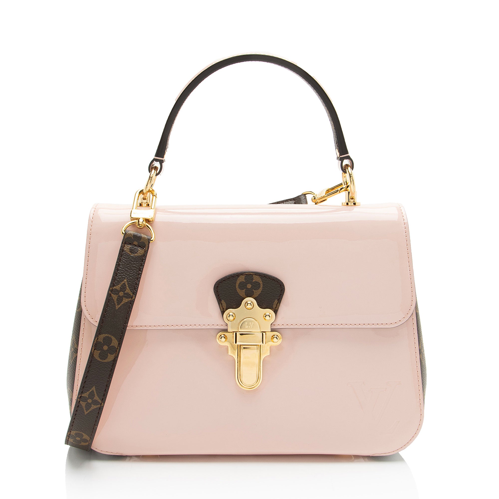 Louis Vuitton Vernis Monogram Canvas Cherrywood PM Shoulder Bag