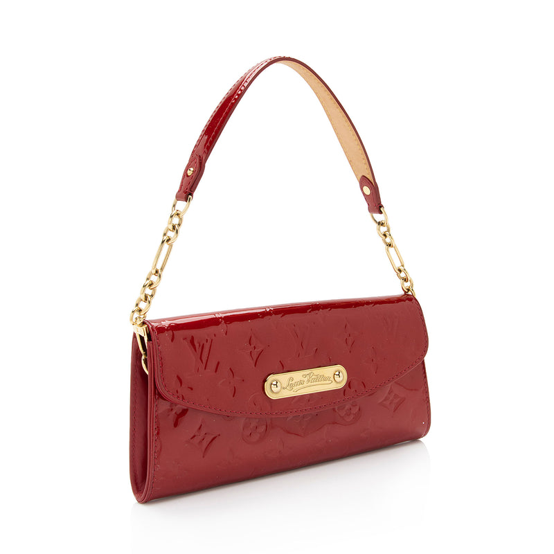 Buy Louis Vuitton Sunset Boulevard Clutch Monogram Vernis Red 205701