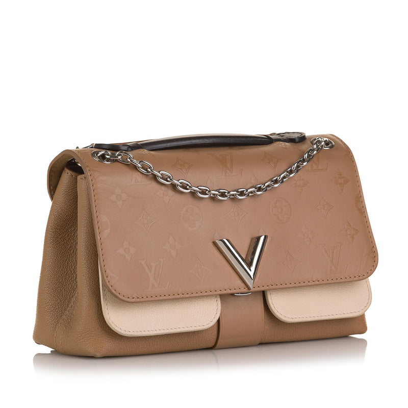 Louis Vuitton Cuir Plume and Cuir Ecume Leather Very One Handle in