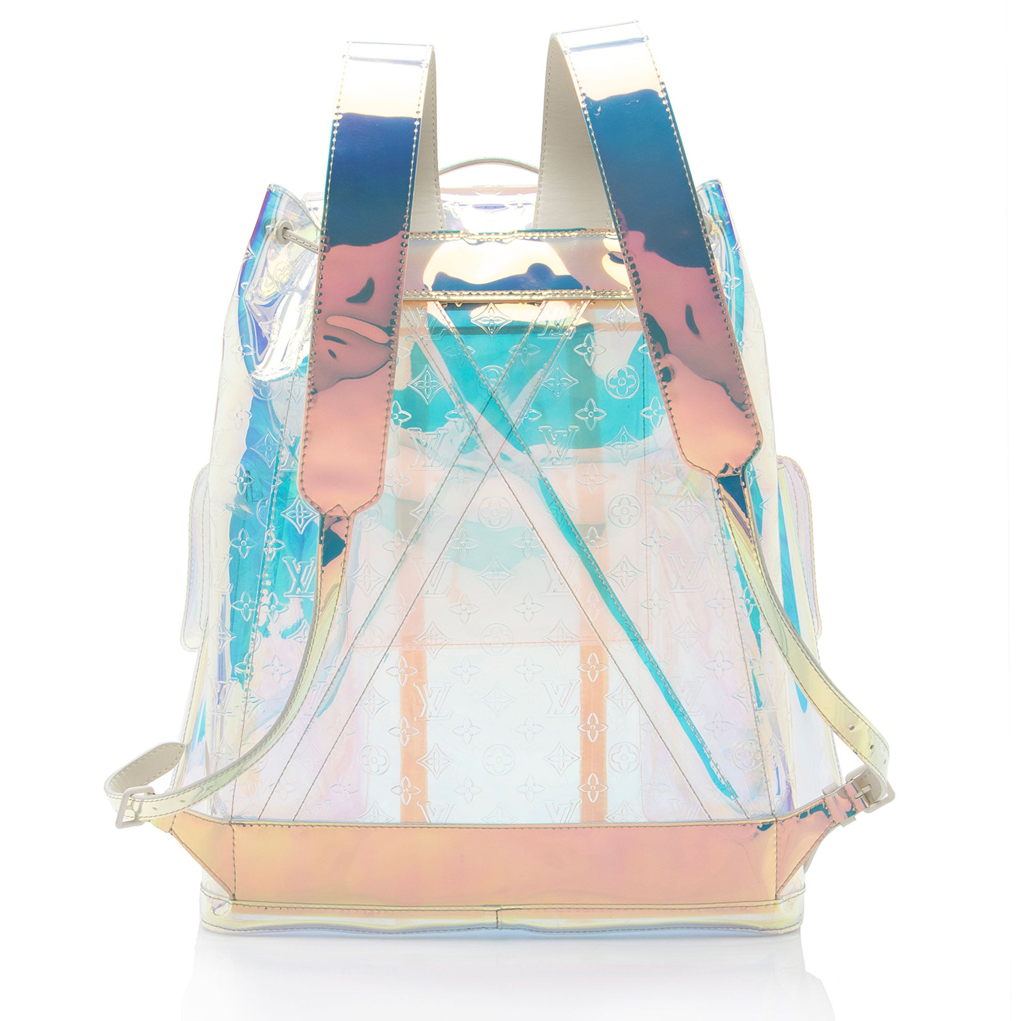 louis vuitton christopher backpack monogram gm prism knockoff Louis Vuitton x Virgil Abloh Prism Iridescent Monogram Christopher GM Backpack
