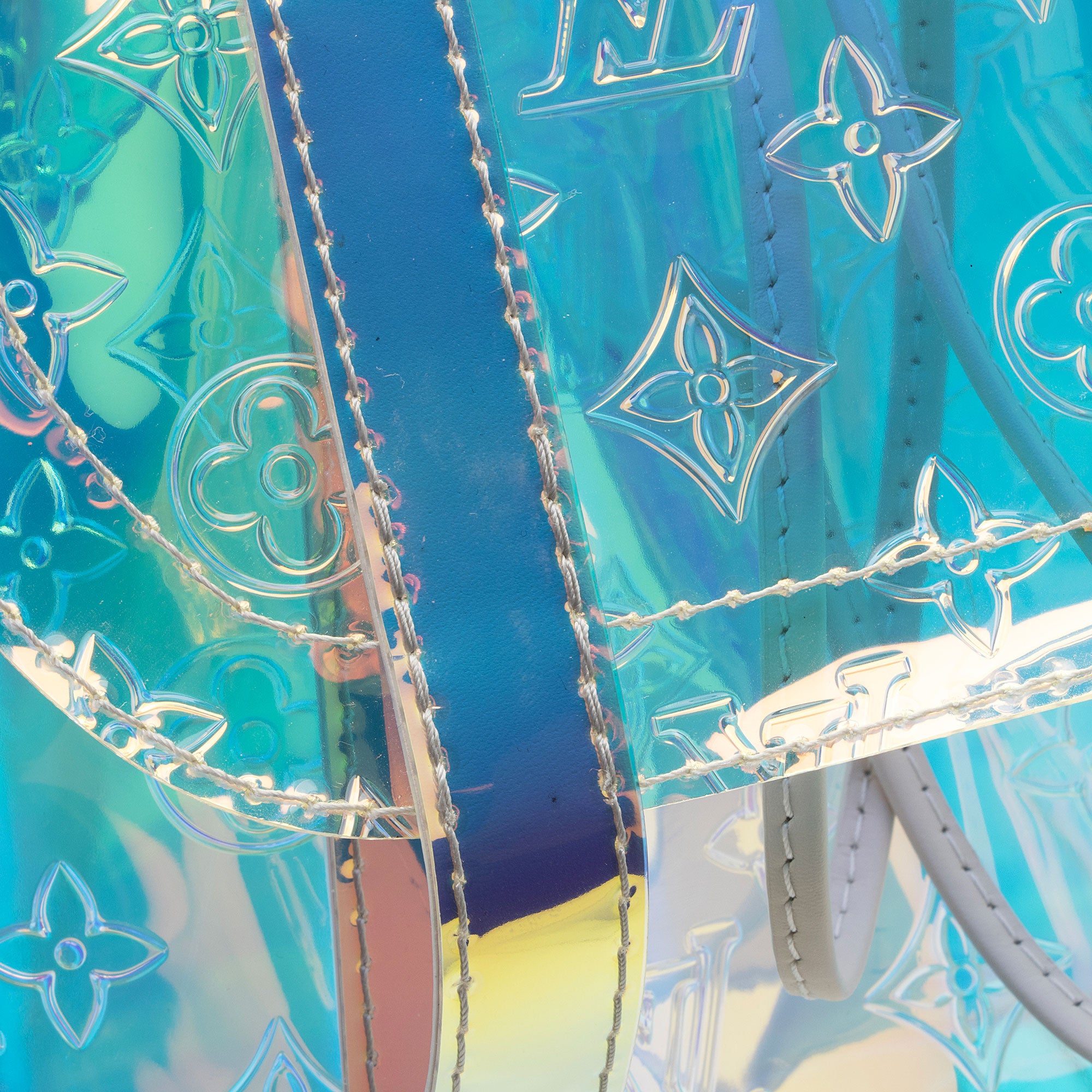iridescent backpack louis vuitton Louis Vuitton x Virgil Abloh Prism Iridescent Monogram Christopher GM