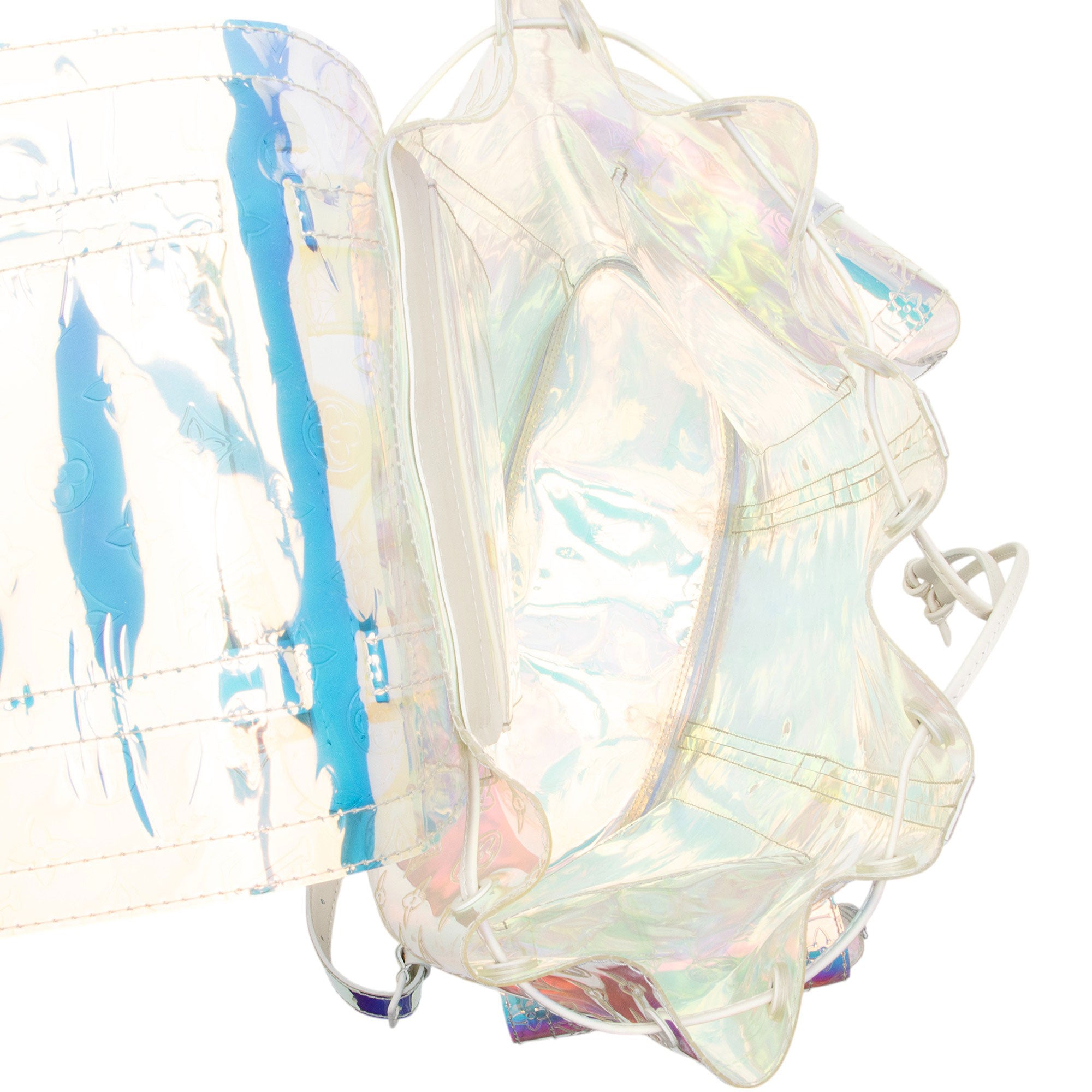 louis vuitton backpack rainbow Louis Vuitton x Virgil Abloh Prism Iridescent Monogram Christopher GM