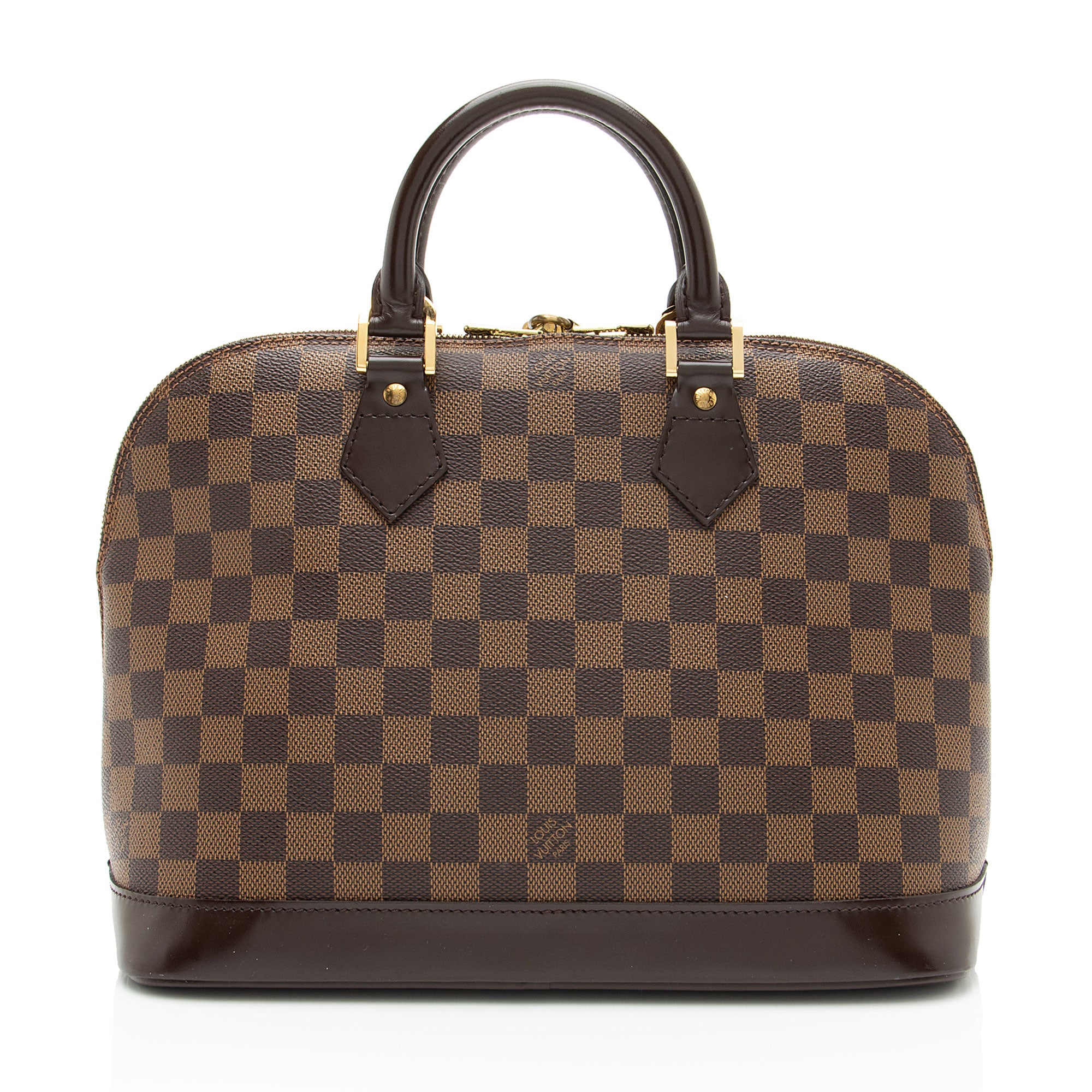 Louis Vuitton Vintage Damier Ebene Alma PM Satchel