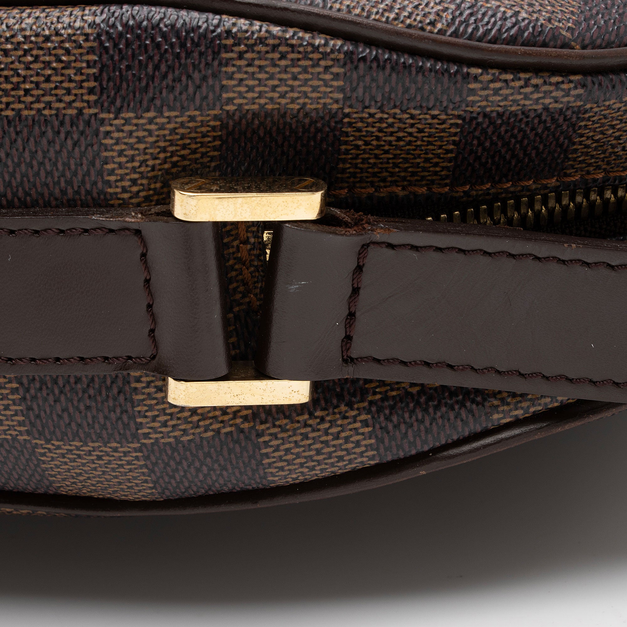 Louis Vuitton Vintage Damier Ebene Ipanema GM Shoulder Bag