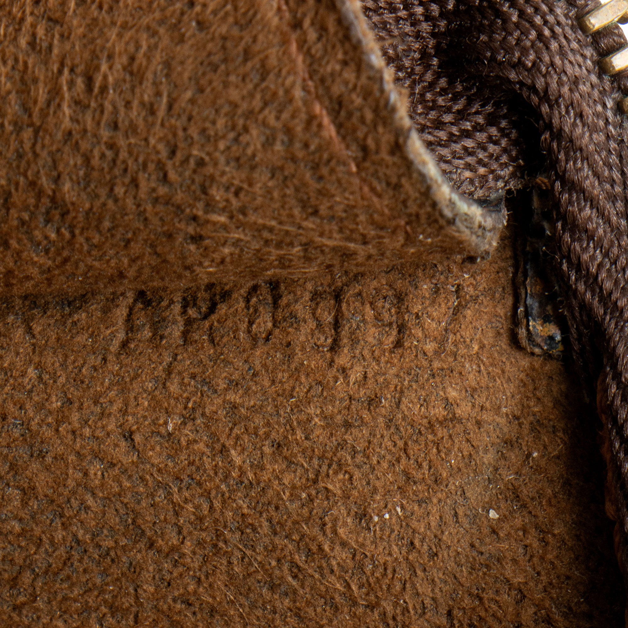 Louis Vuitton Vintage Damier Ebene Marais Bucket Pouch