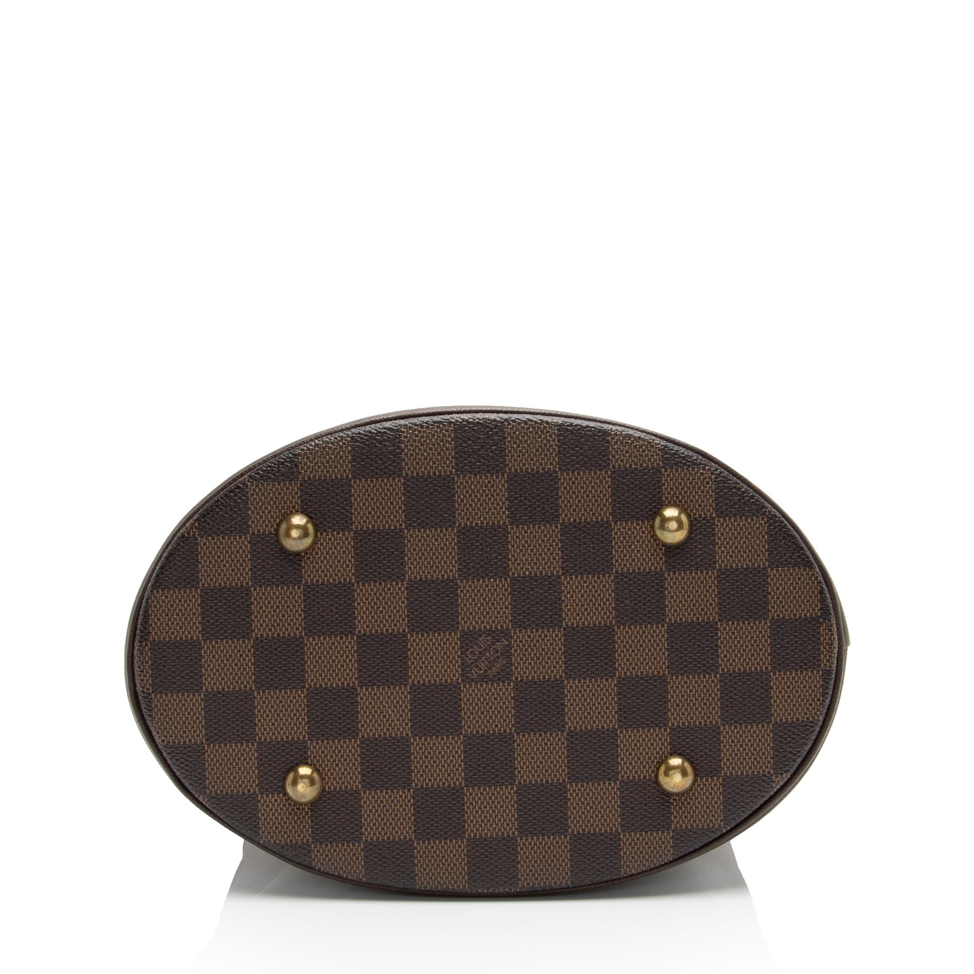 Louis Vuitton Vintage Damier Ebene Marais Bucket Tote (SHF-RnHIWY)