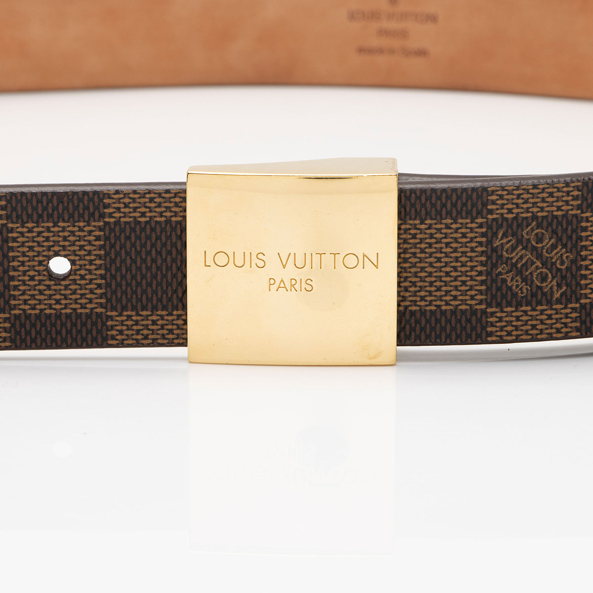Louis Vuitton Vintage Damier Ebene Paris Belt - Size 35 / 89  display picture 2