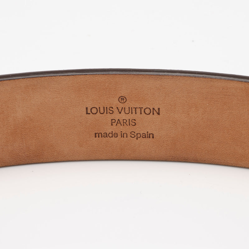 Louis Vuitton Vintage Damier Ebene Paris Belt - Size 35 / 89 (SHF-h1ya86)