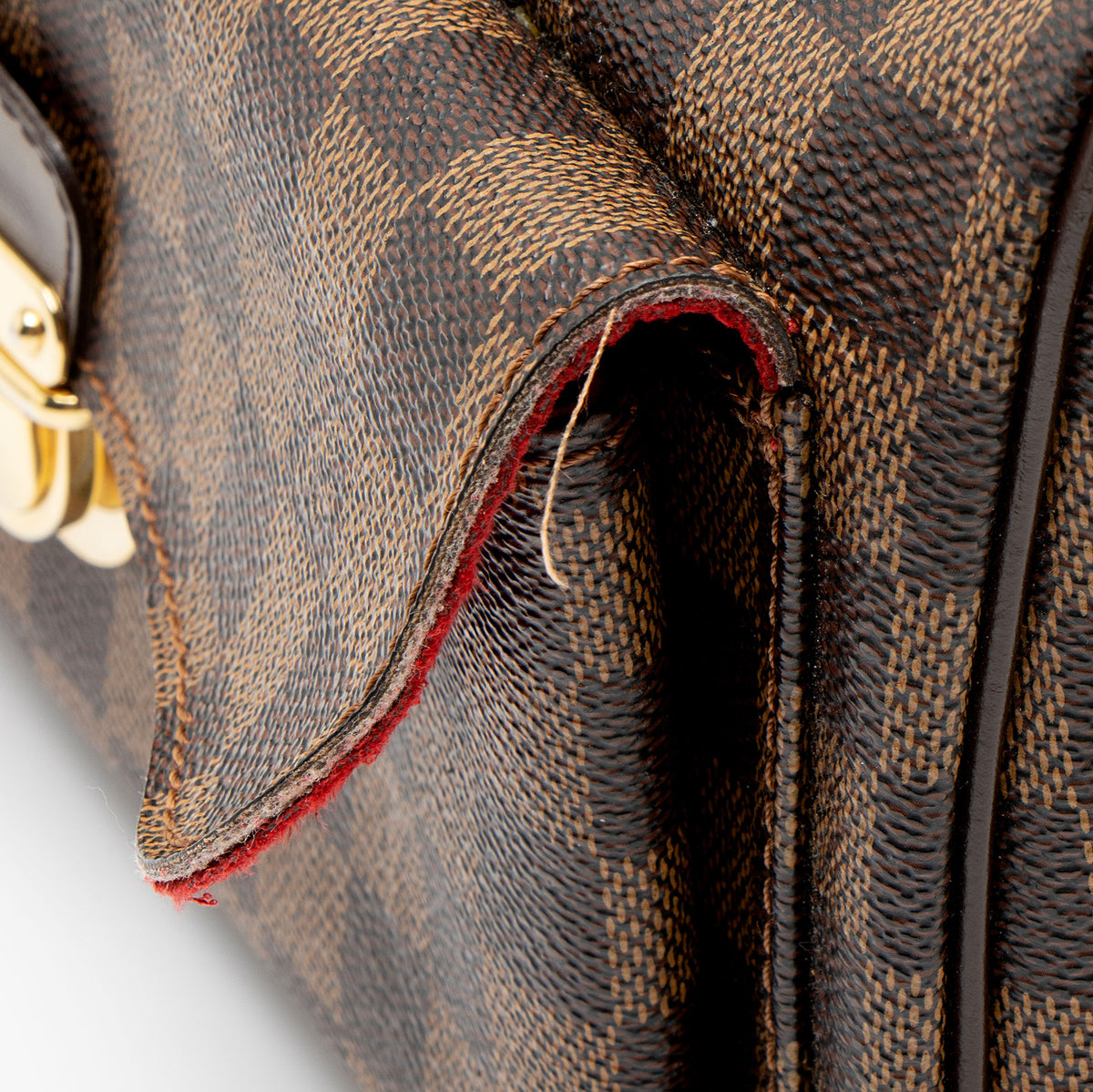 Louis Vuitton Vintage Damier Ebene Ravello GM Shoulder Bag