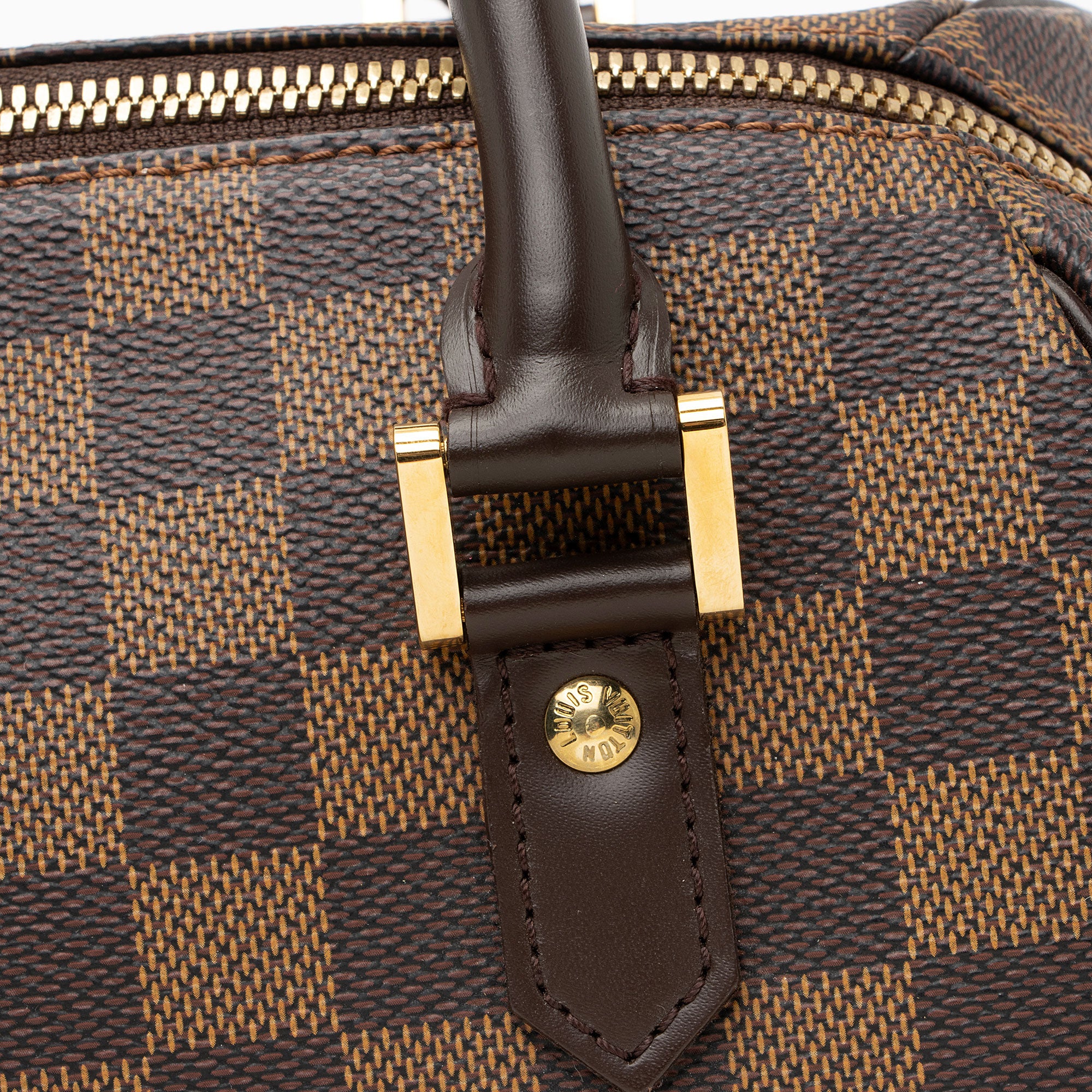 Louis Vuitton Vintage Damier Ebene Ribera MM Satchel (SHF-MVwvIw)