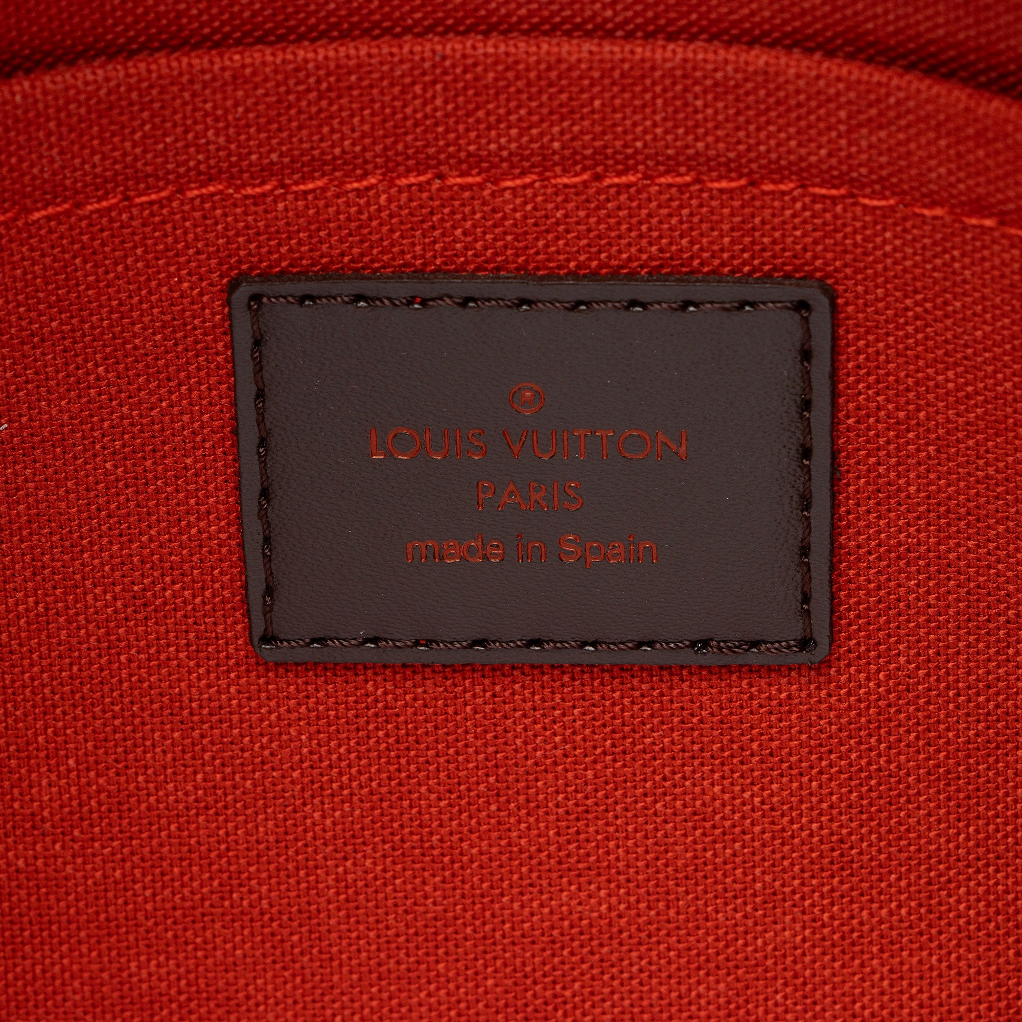 Louis Vuitton Vintage Damier Ebene Ribera MM Satchel (SHF-MVwvIw)