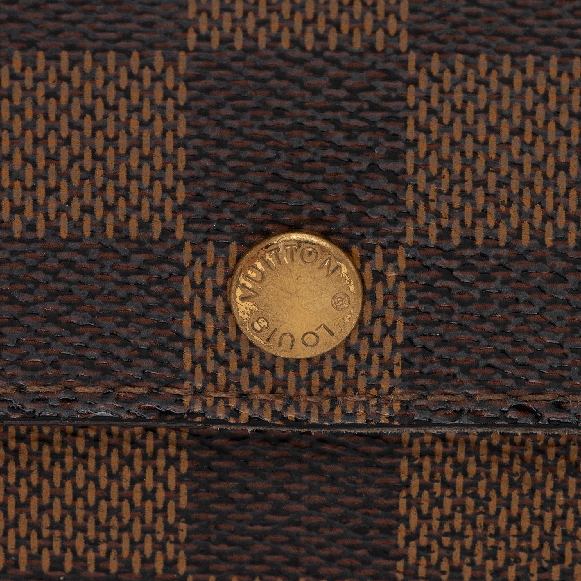 Louis Vuitton Vintage Damier Ebene Sarah Wallet (SHF-sG1xiu)