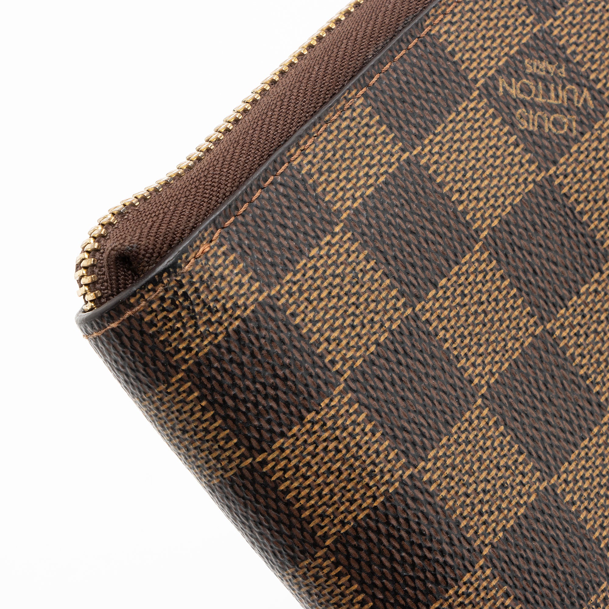 Louis Vuitton Vintage Damier Ebene Zippy Organizer Wallet