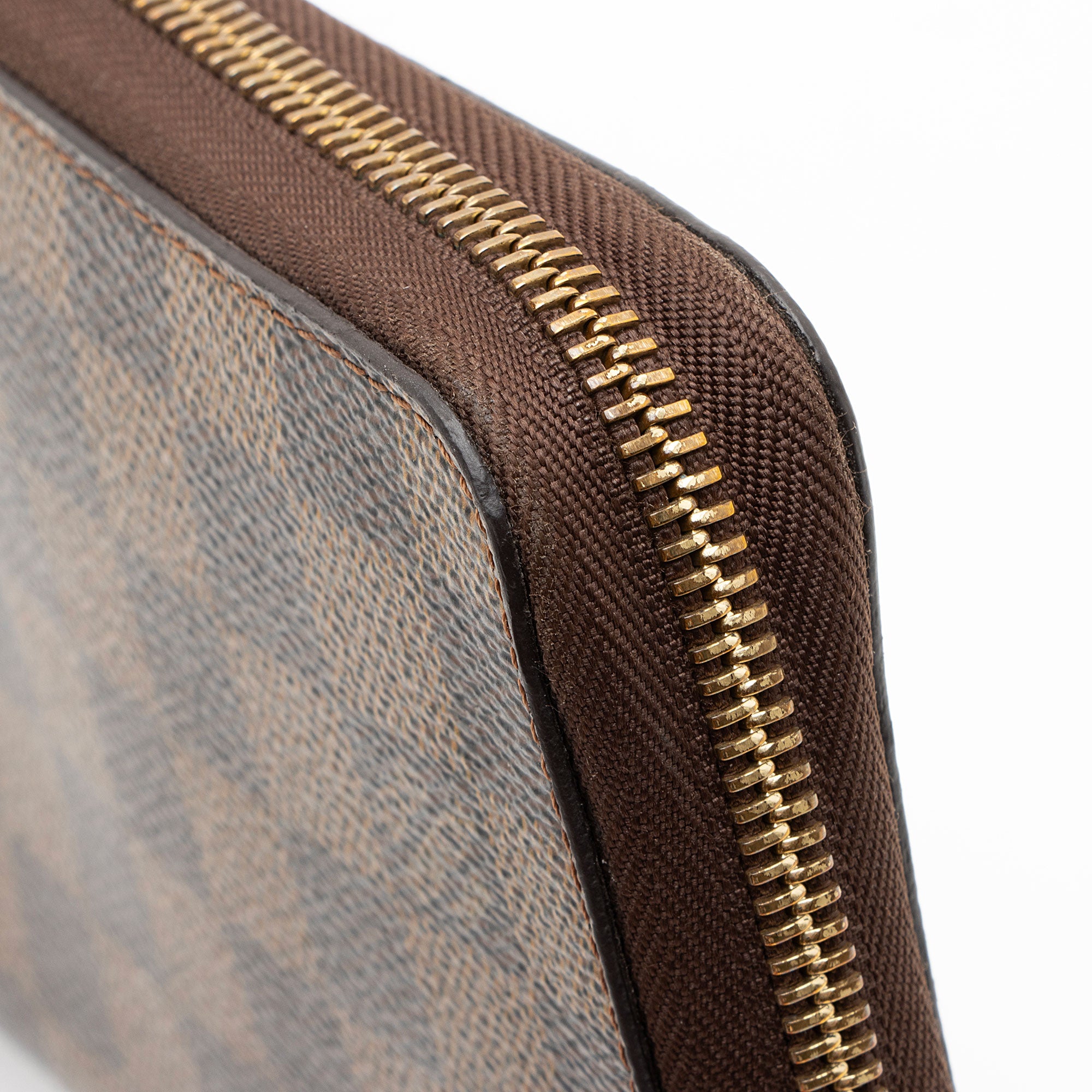 Louis Vuitton Vintage Damier Ebene Zippy Organizer Wallet